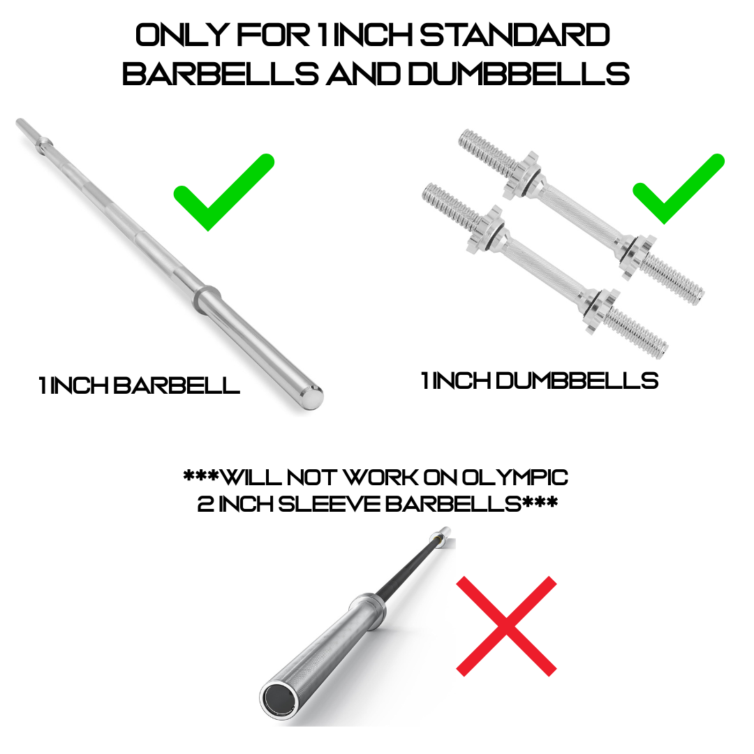 Micro Gainz Standard 1-Inch Center Hole Fractional Weight Plates Pair of .50LB Plates