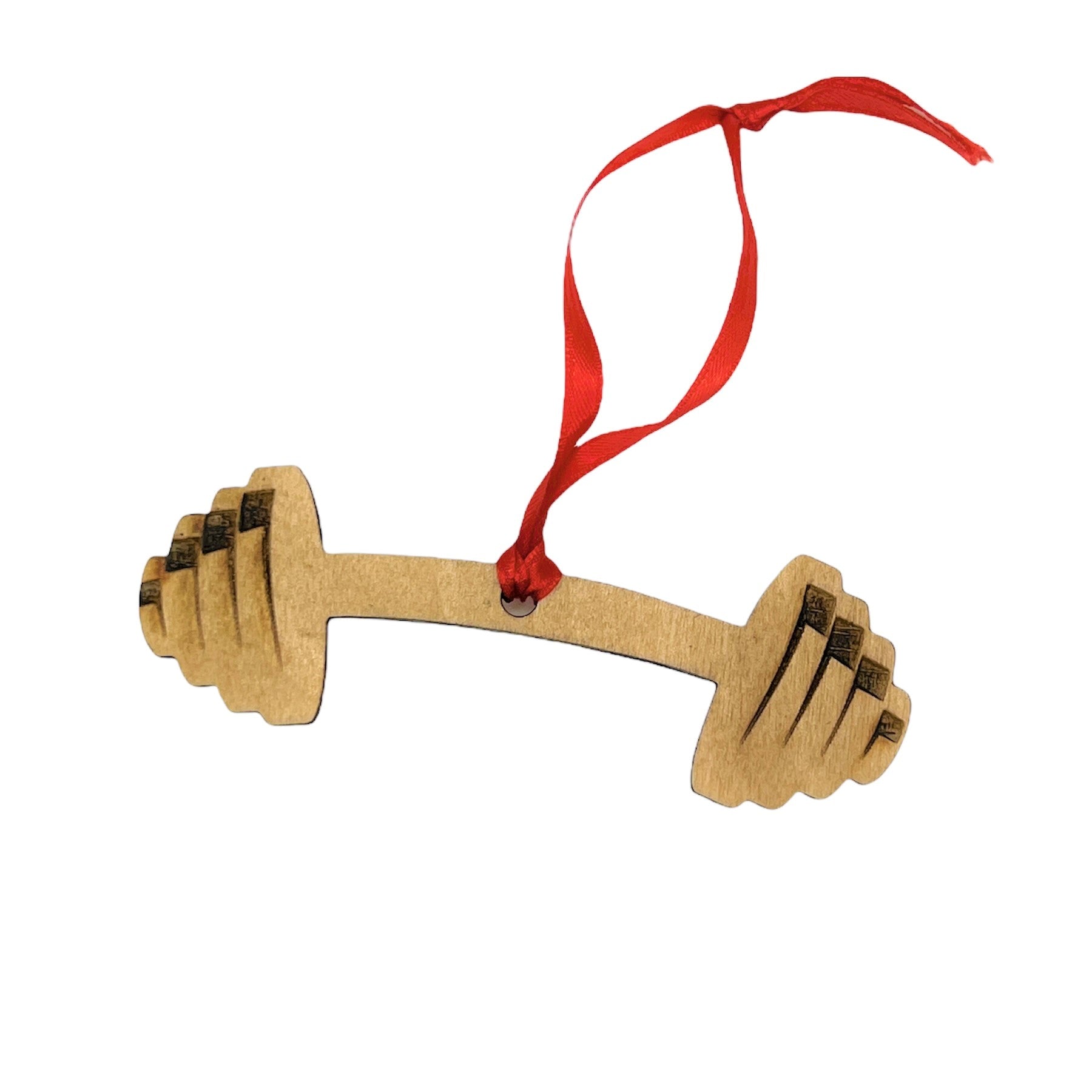Micro Gainz Wooden Christmas Tree Ornaments 4 Pack