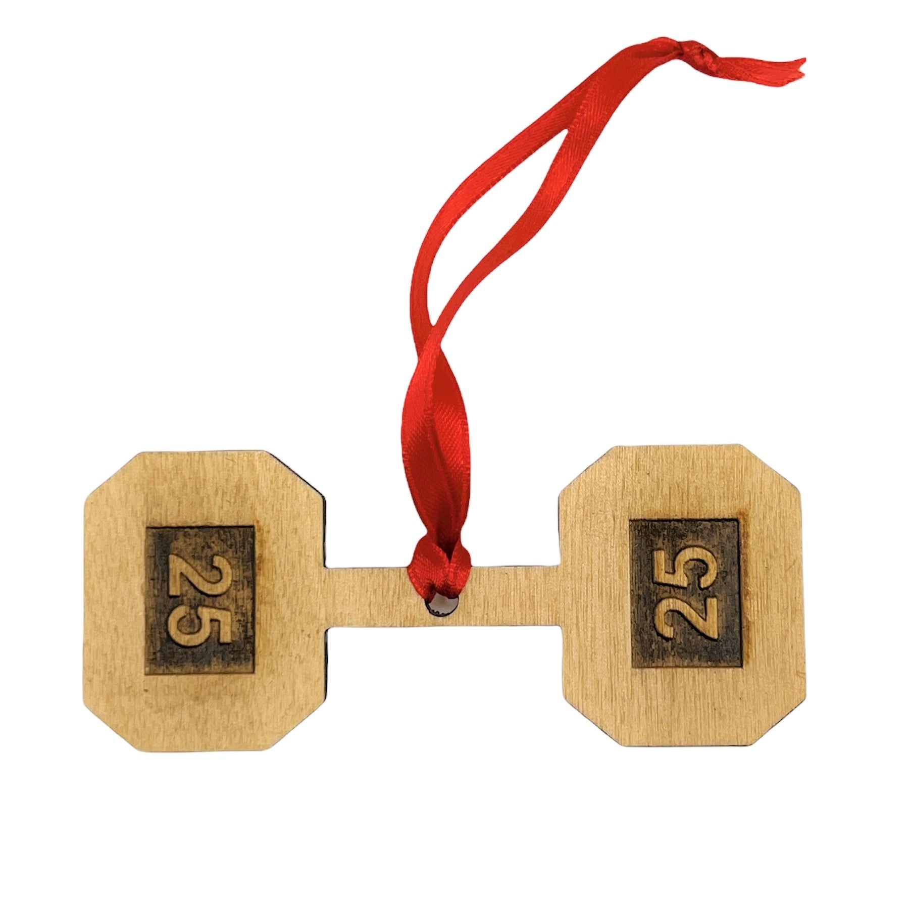 Micro Gainz Wooden Christmas Tree Ornaments 4 Pack