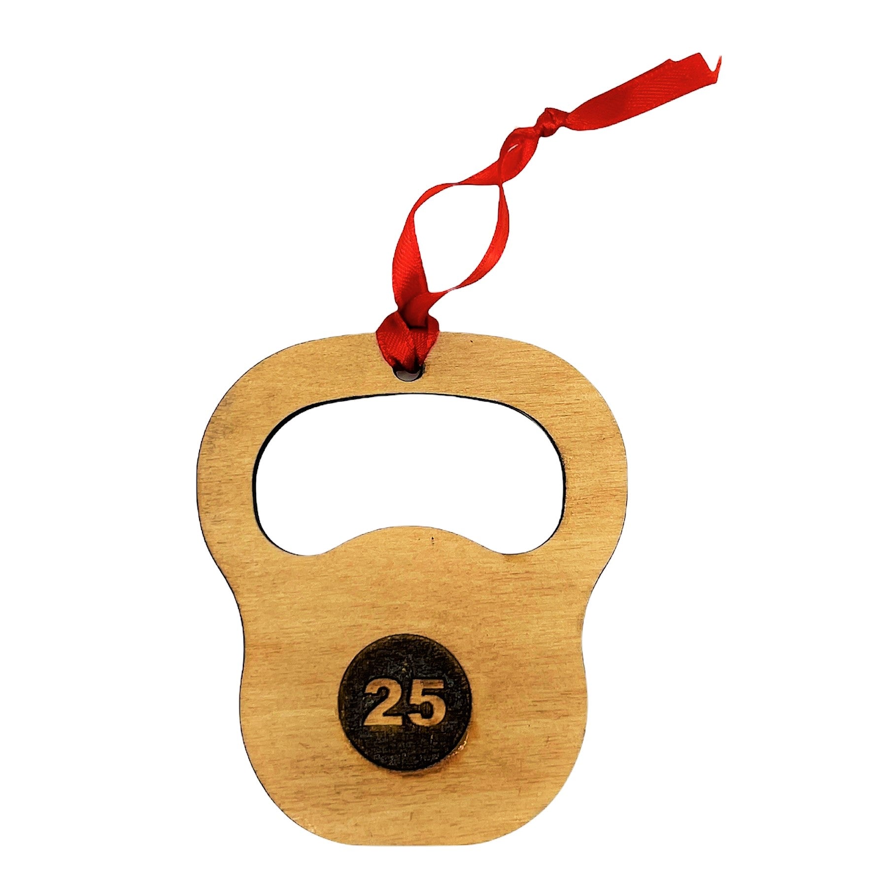 Micro Gainz Wooden Christmas Tree Ornaments 4 Pack
