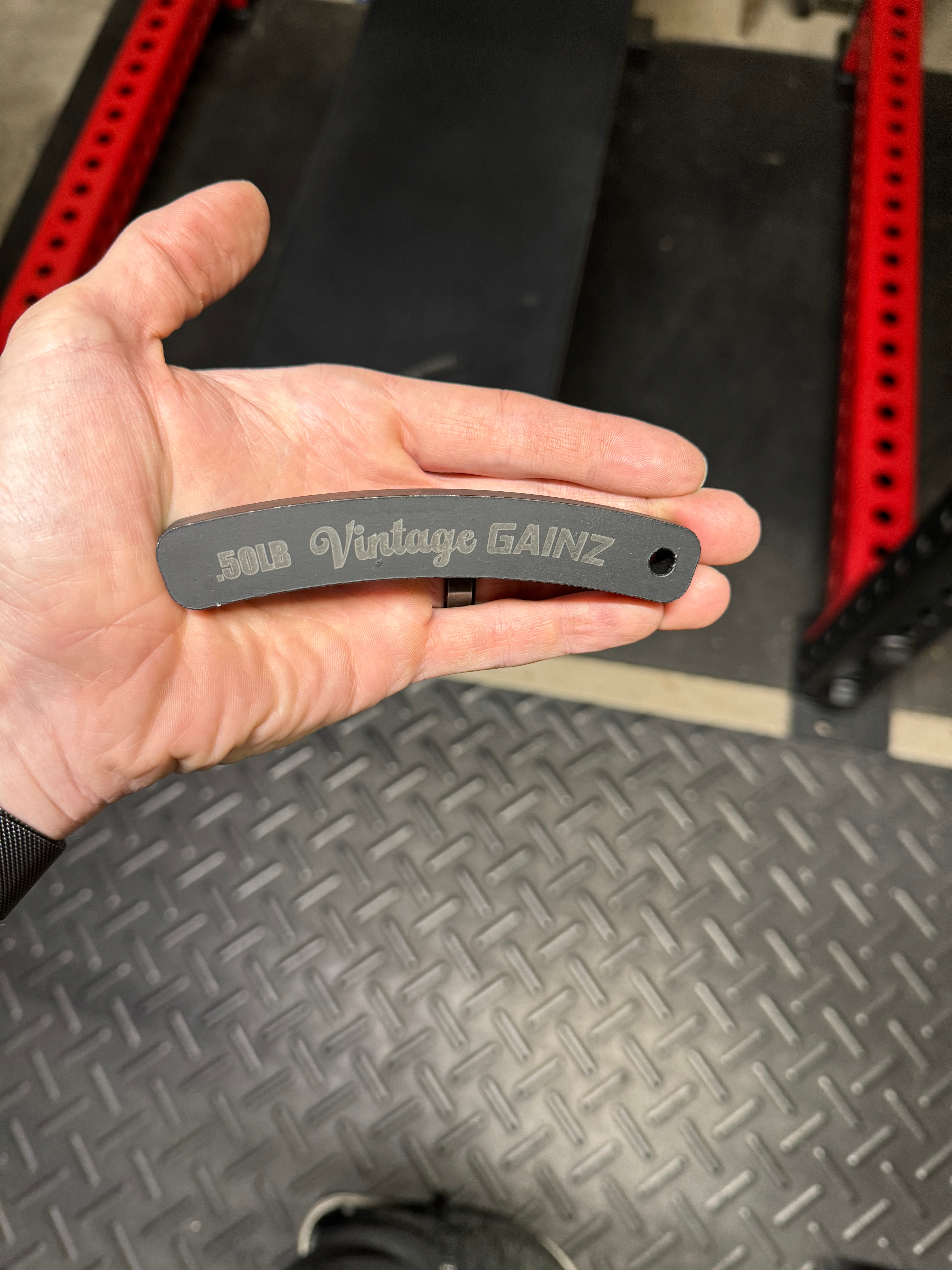 Vintage Gainz .50LB Magnetic Weight Plate Set