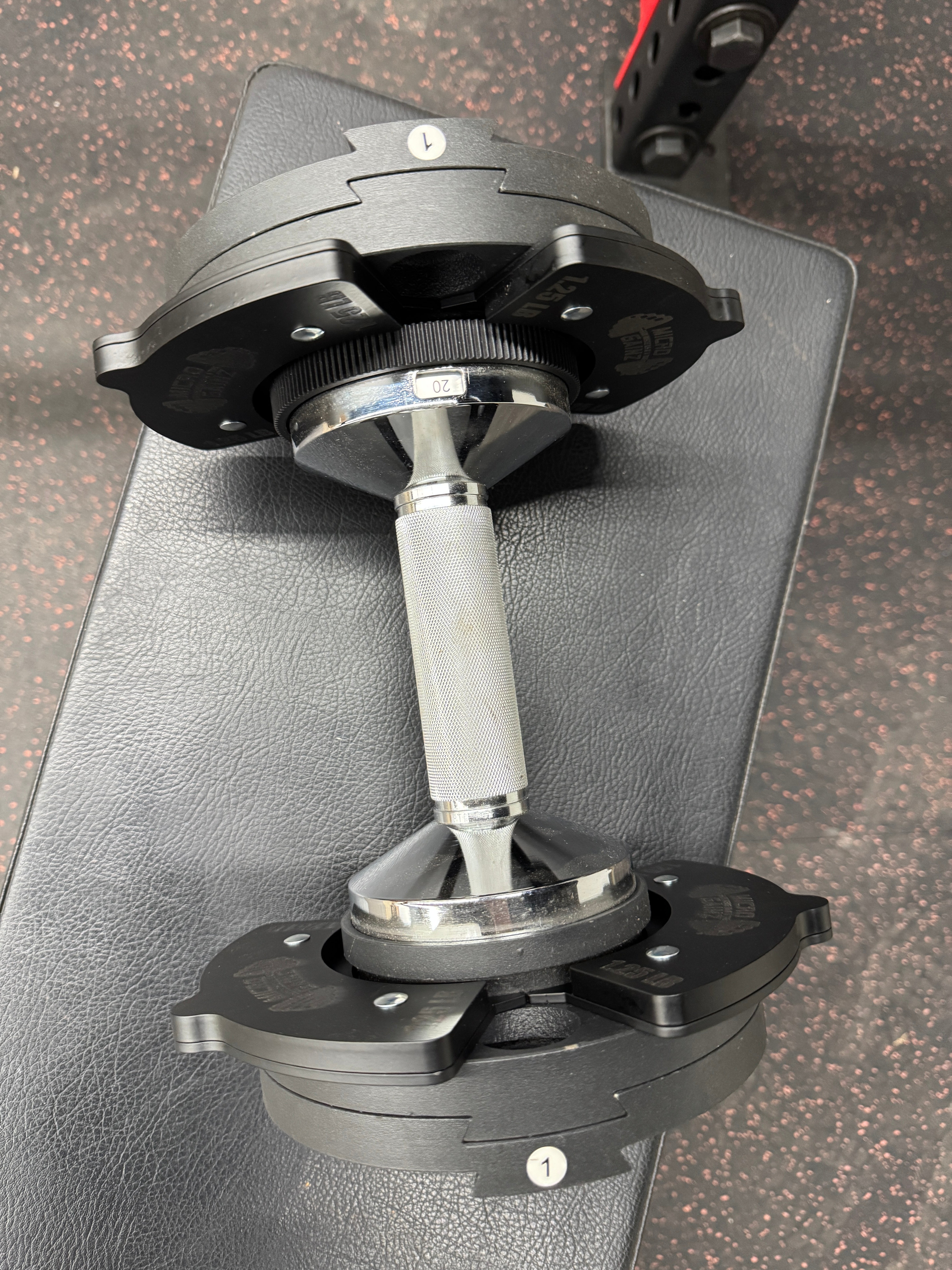 Micro Gainz 1.25LB Magnetic Weight Attachment for Snode Adjustable Dumbbells