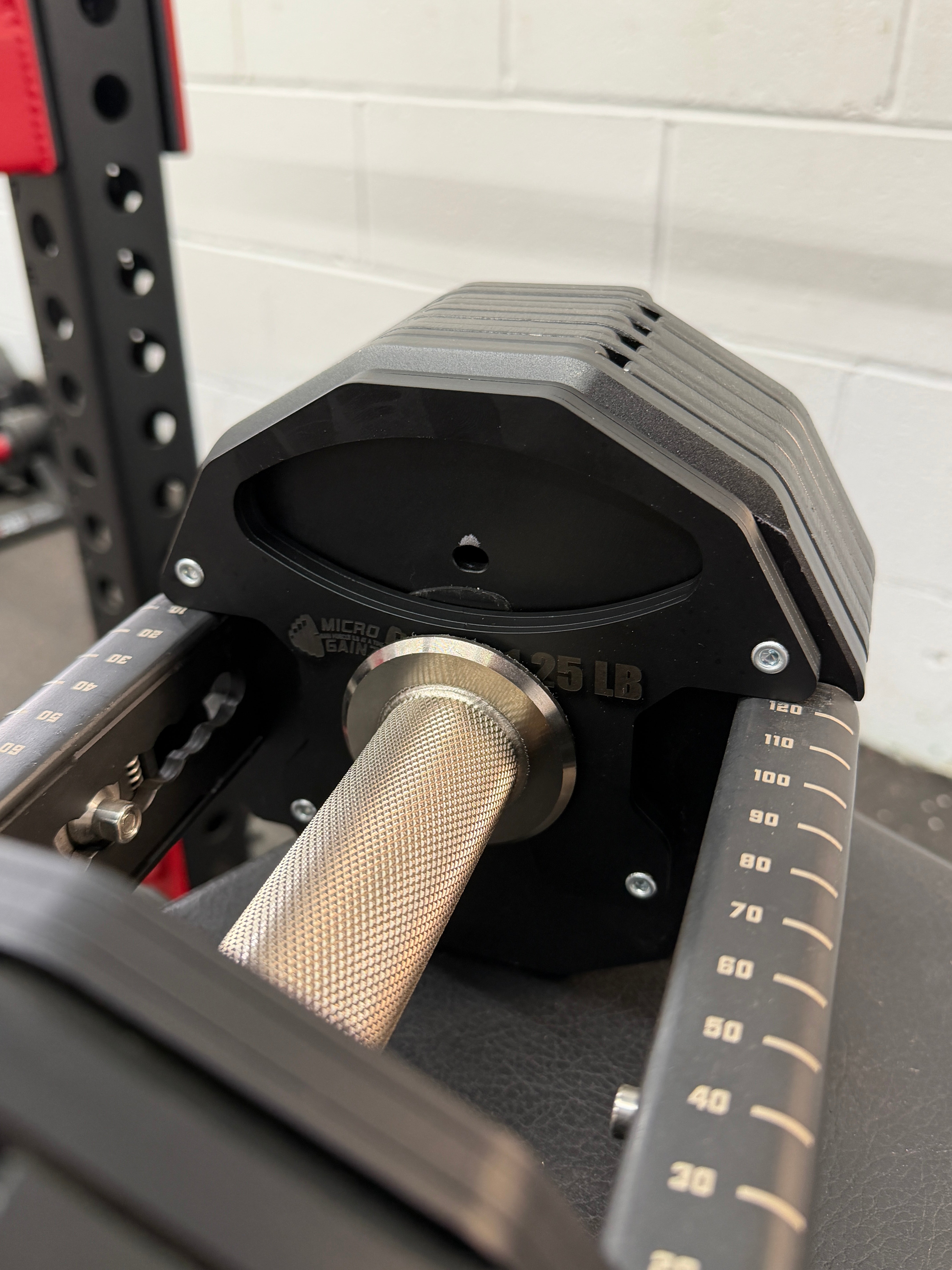 Micro Gainz 1.25LB Add-On Weight Plate for Rep x Pepin Adjustable Dumbbells 4 Plate Set