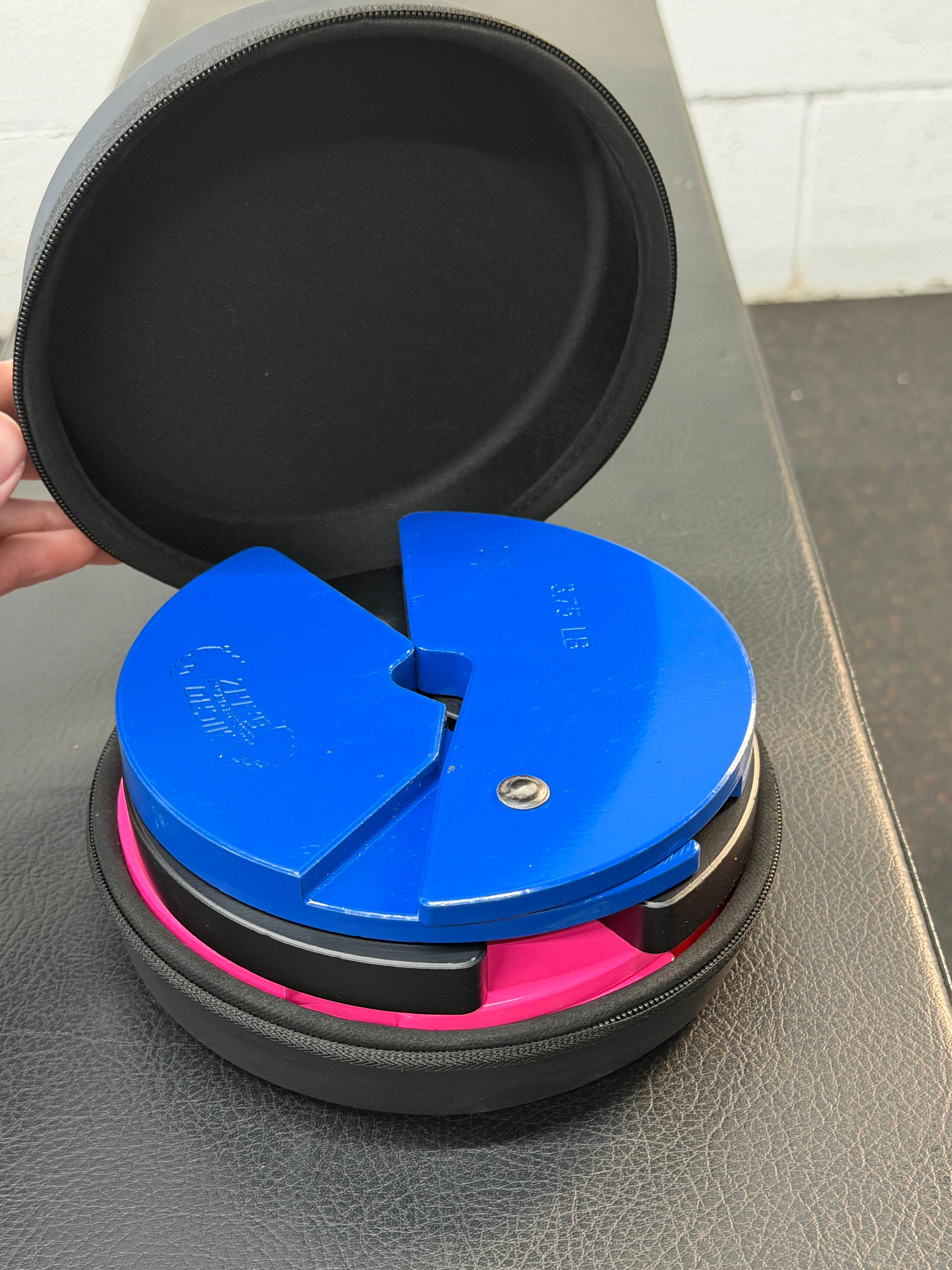 Micro Gainz Hard Shell Case for 3.75LB Dumbbell Plates