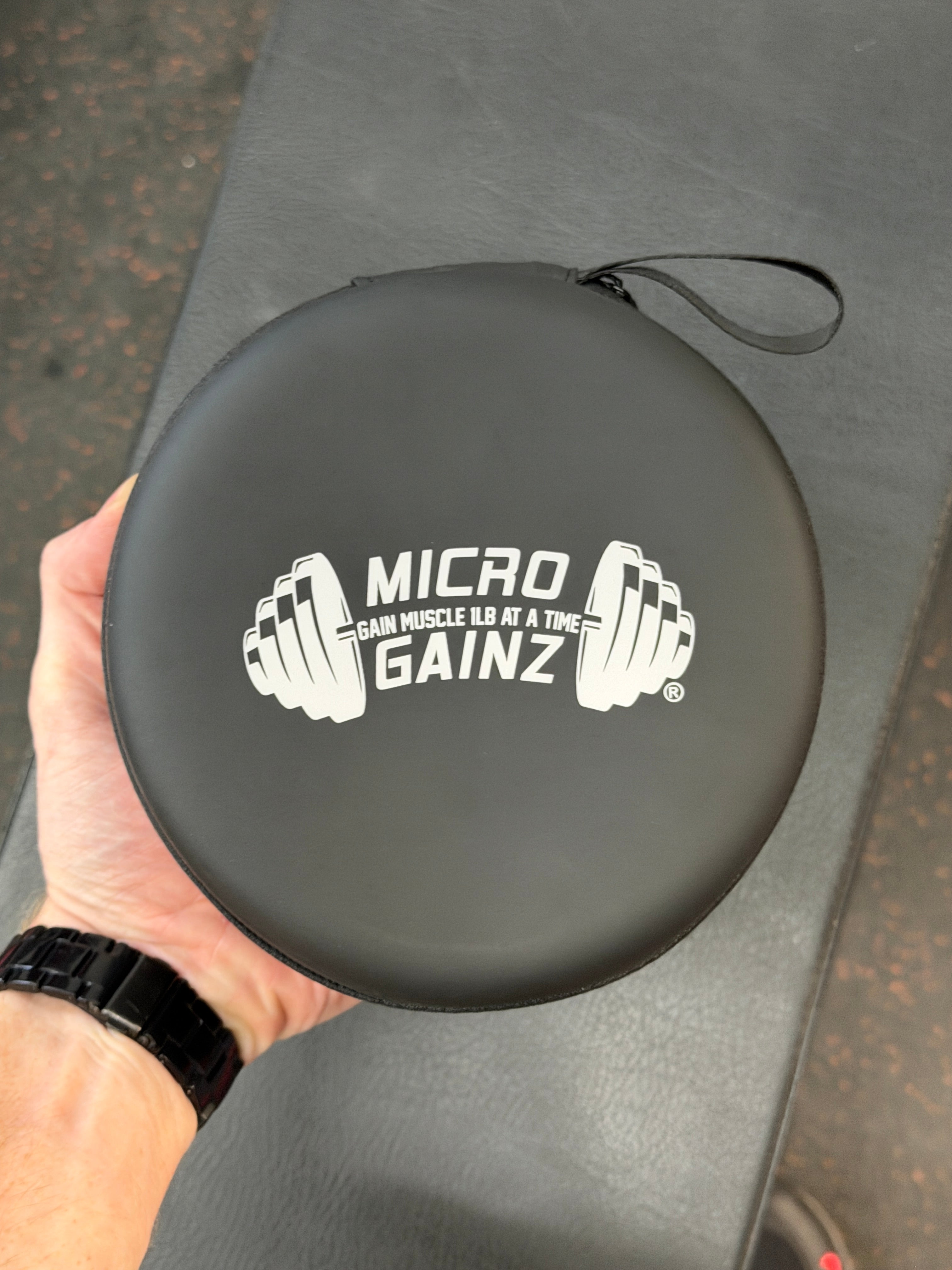 Micro Gainz Hard Shell Case for 3.75LB Dumbbell Plates