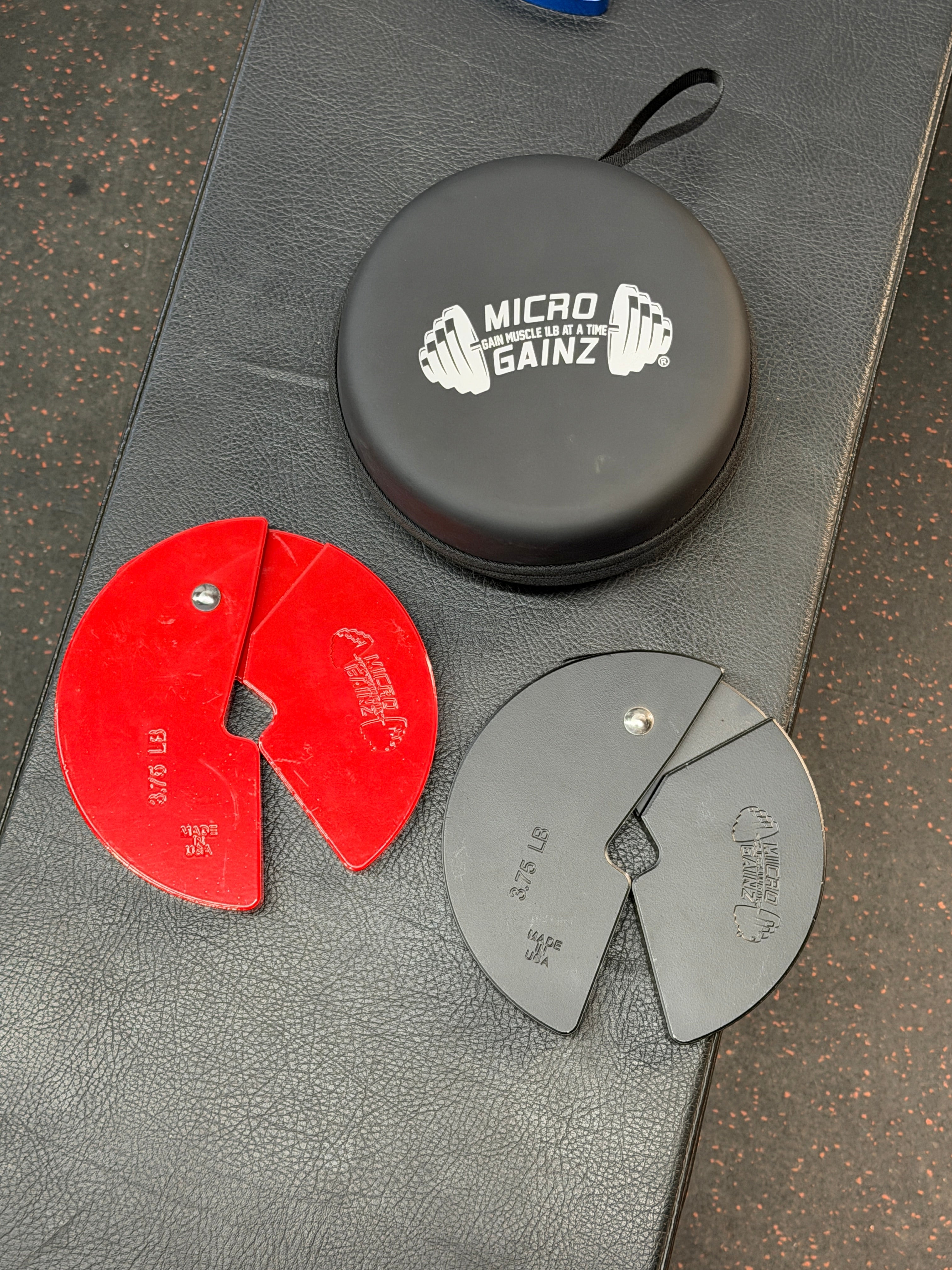 Micro Gainz Hard Shell Case for 3.75LB Dumbbell Plates