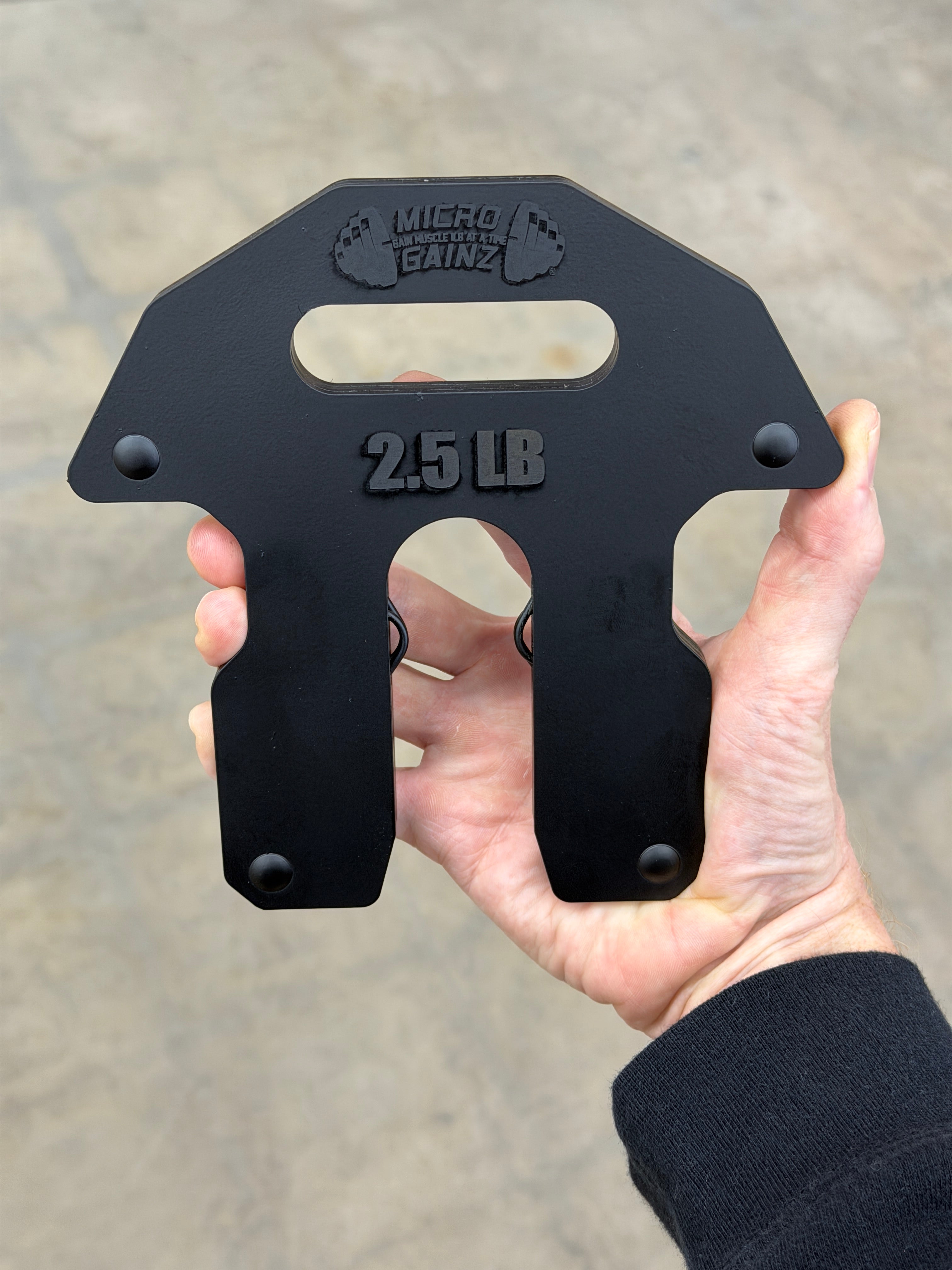 Micro Gainz 2.5LB Add-On Weight Plate for Rep x Pepin Adjustable Dumbbells 4 Plate Set