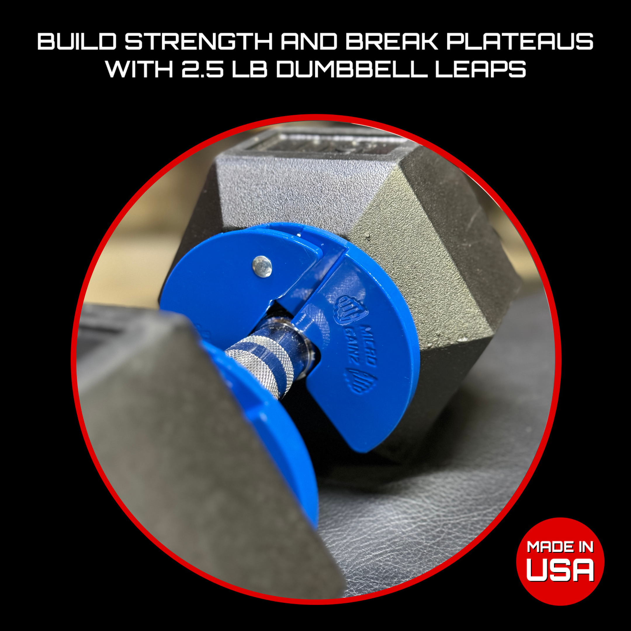 Micro Gainz 1.25LB Dumbbell Fractional Weight Plate
