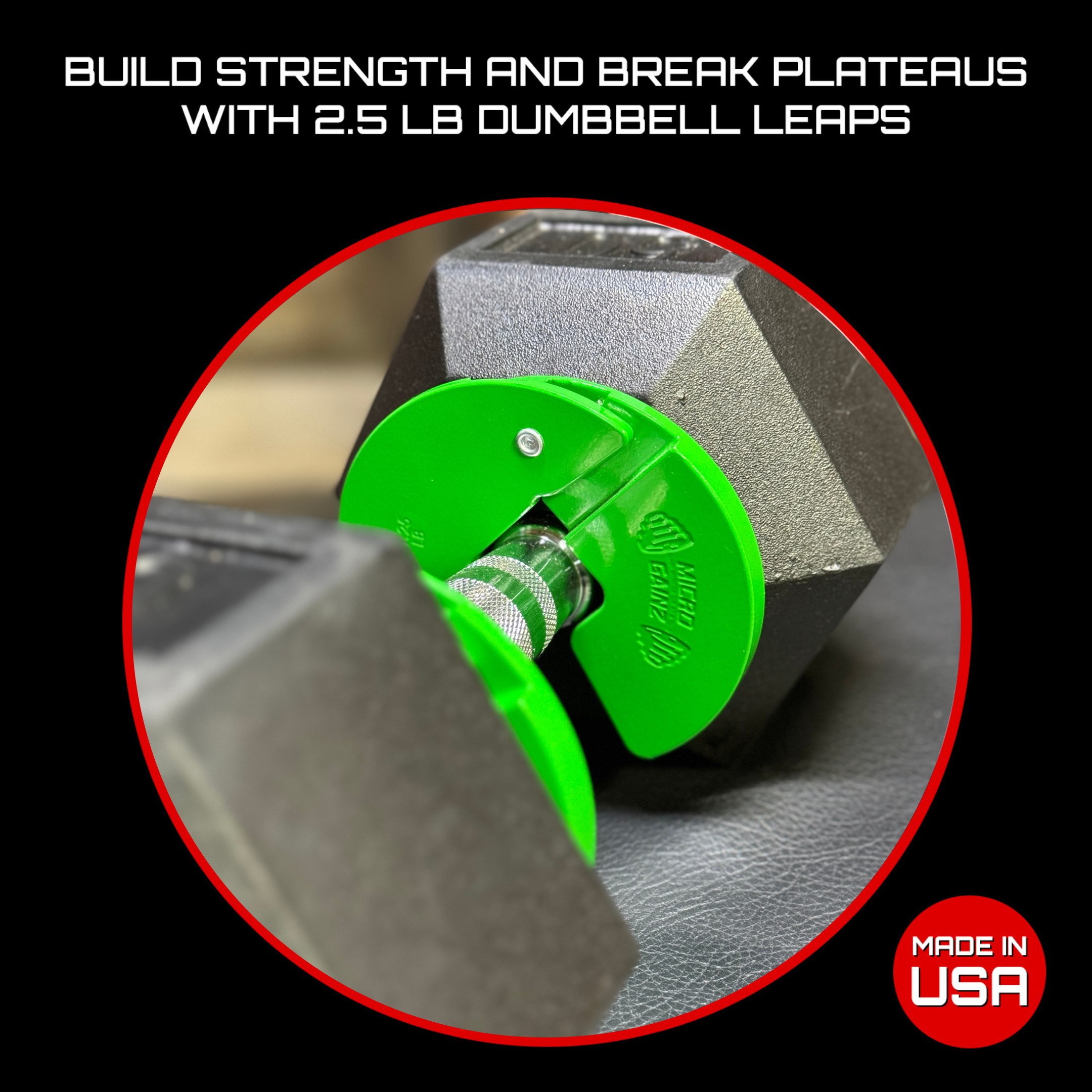 Micro Gainz 1.25LB Dumbbell Fractional Weight Plate