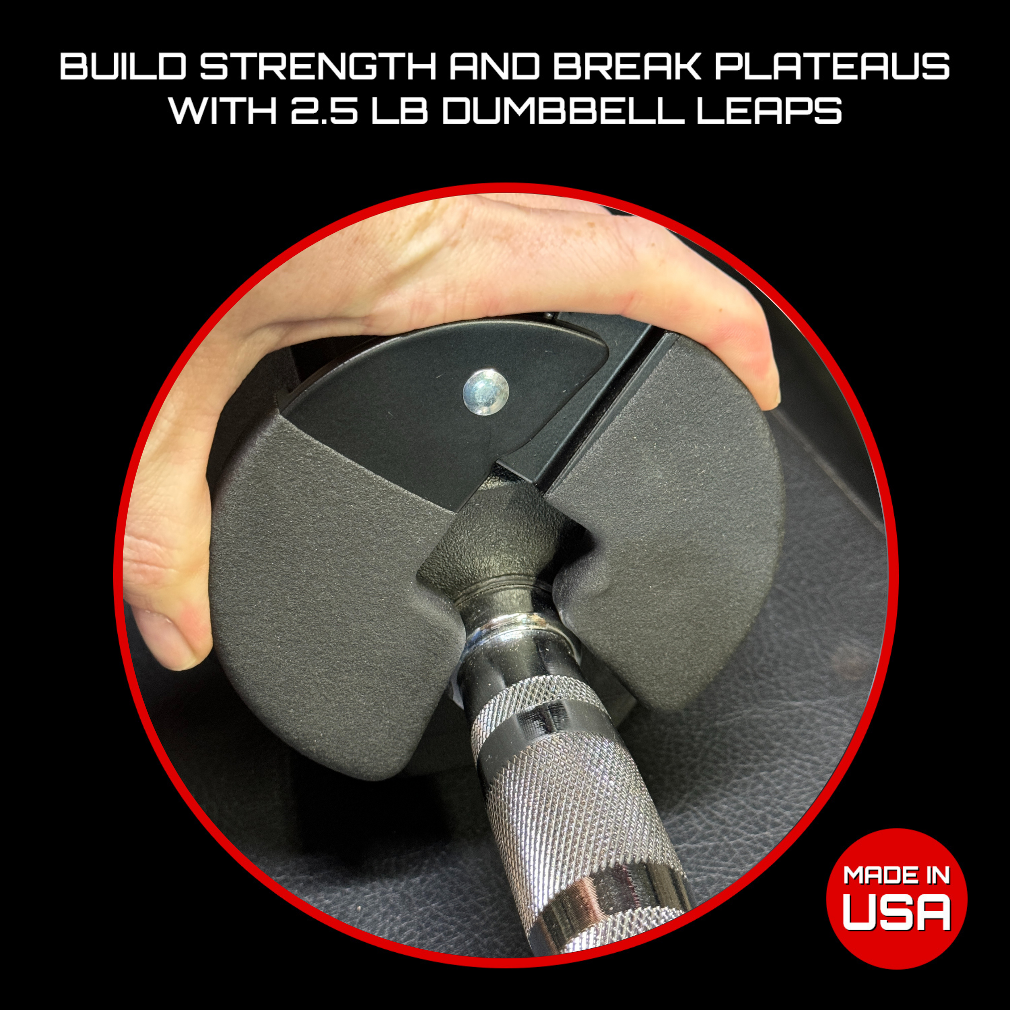 Micro Gainz Double Pack of PVC Dip Coated 1.25LB & 2.5LB Dumbbell Fractional Weight Plates