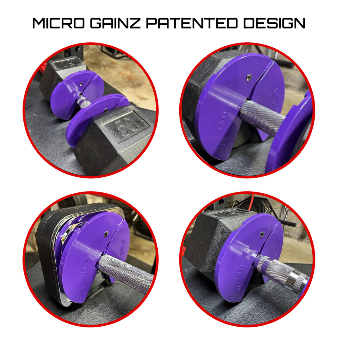 Micro Gainz 2.5LB Dumbbell Fractional Weight Plate