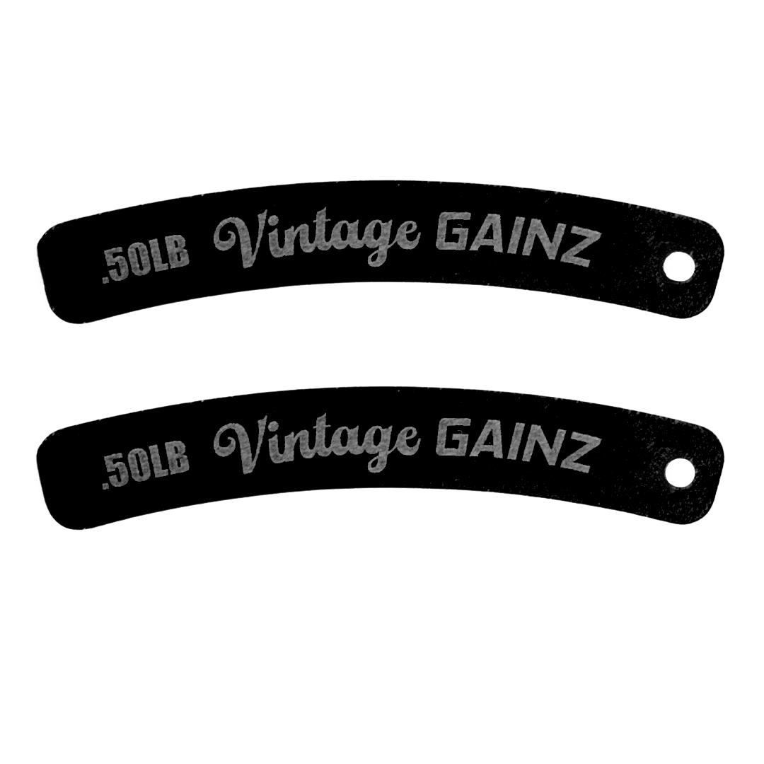 Vintage Gainz .50LB Magnetic Weight Plate Set