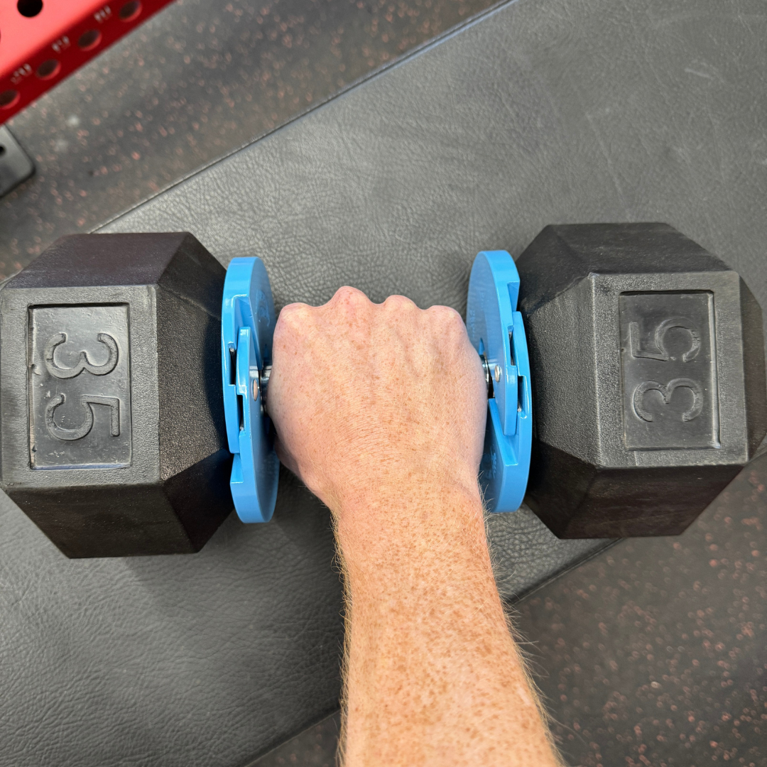 Micro Gainz Powder Blue 1.25LB Dumbbell Fractional Weight Plates