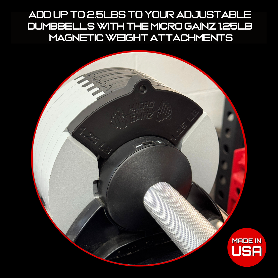 Micro Gainz 1.25LB Magnetic Weight Attachment for Nuobell Adjustable Dumbbells