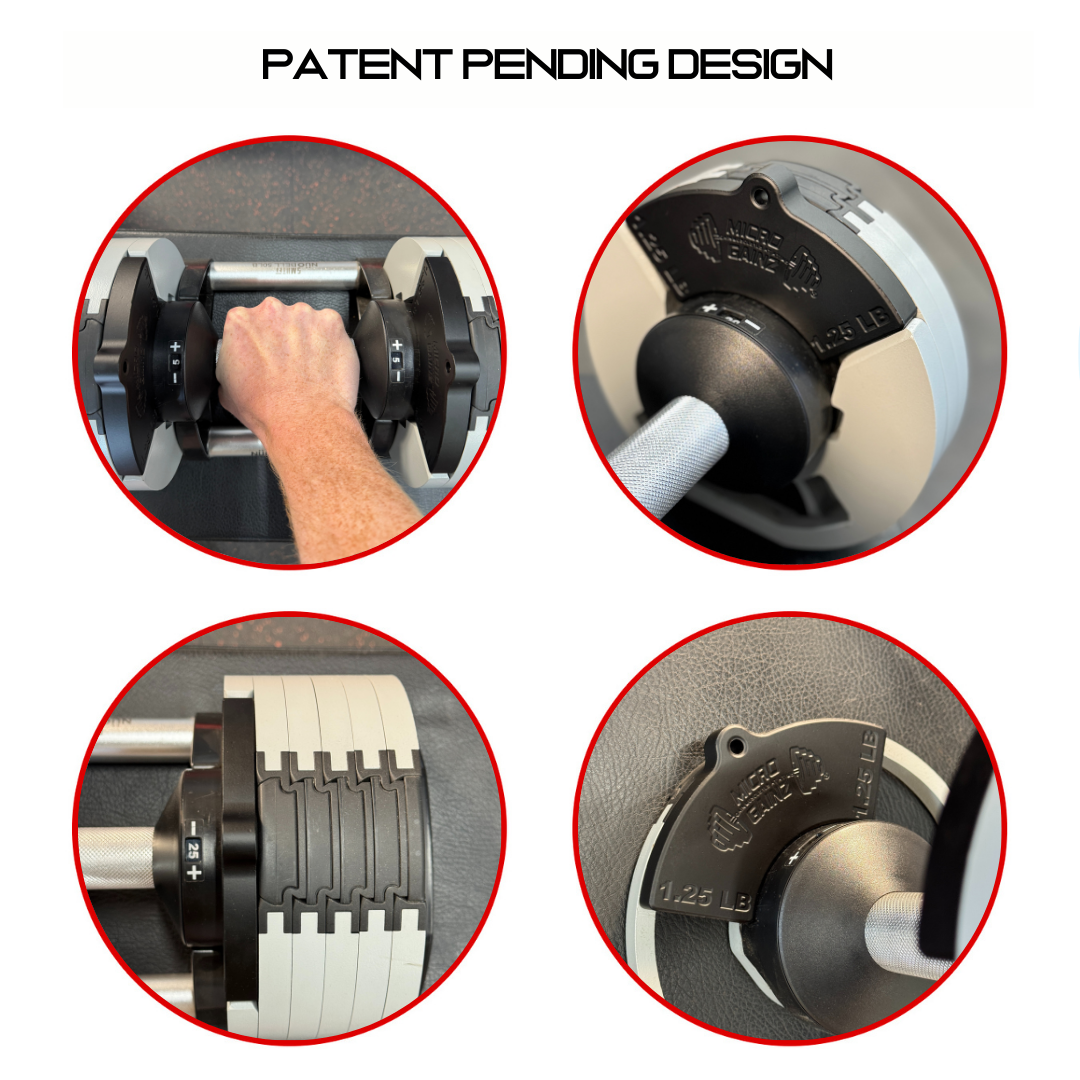 Micro Gainz 1.25LB Magnetic Weight Attachment for Nuobell Adjustable Dumbbells