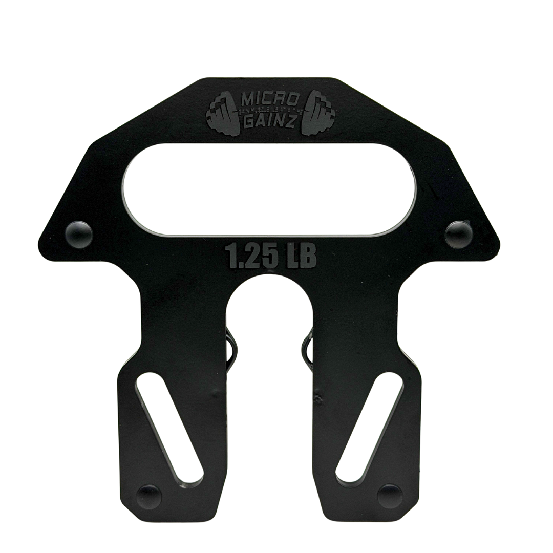 Micro Gainz 1.25LB Add-On Weight Plate for Rep x Pepin Adjustable Dumbbells 4 Plate Set