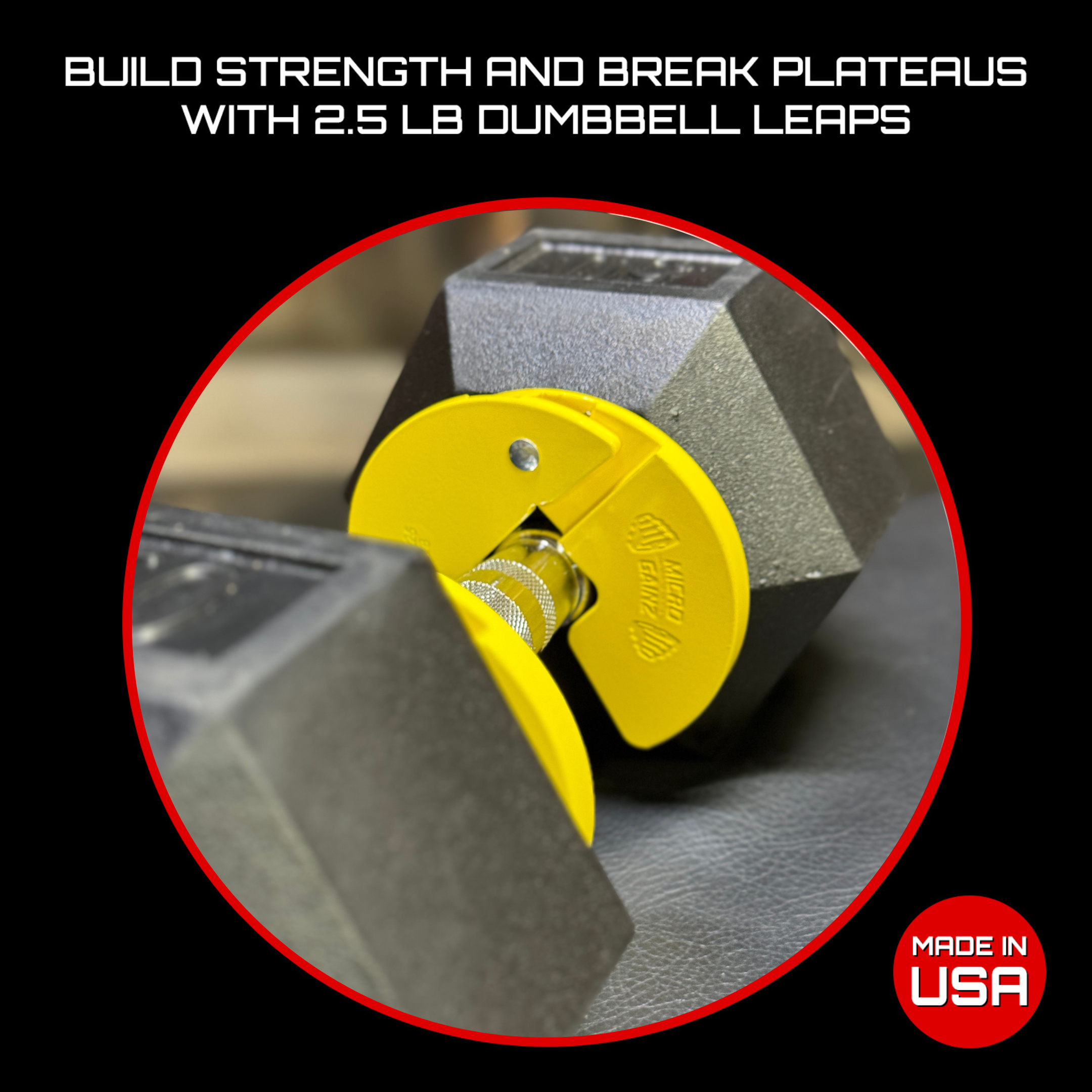 Micro Gainz 1.25LB Dumbbell Fractional Weight Plate