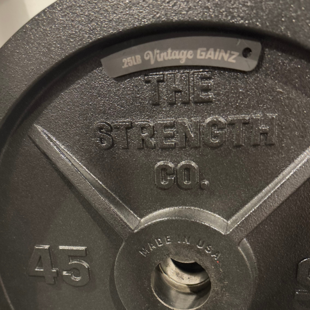 Vintage Gainz .25LB Magnetic Weight Plate Set