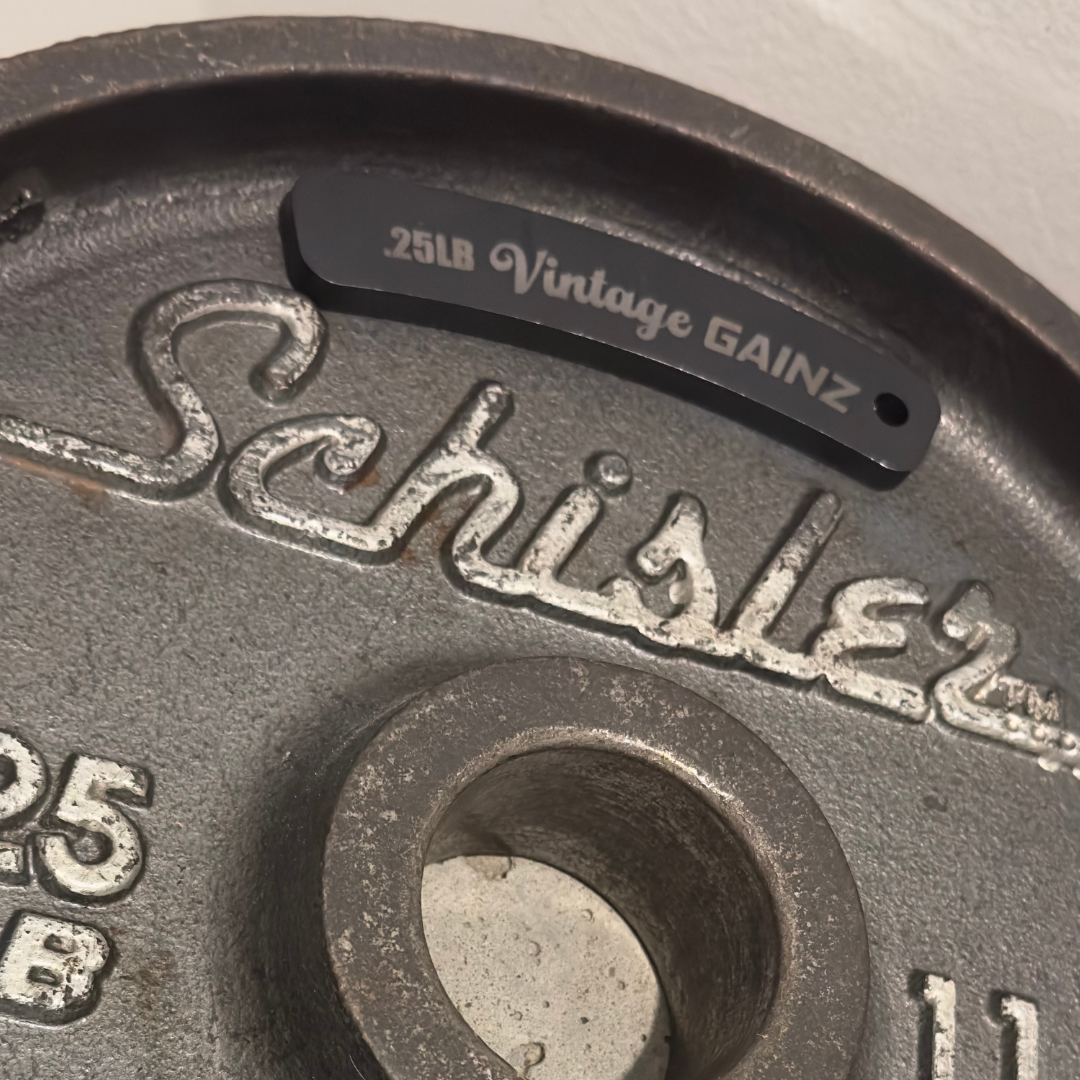 Vintage Gainz .25LB Magnetic Weight Plate Set