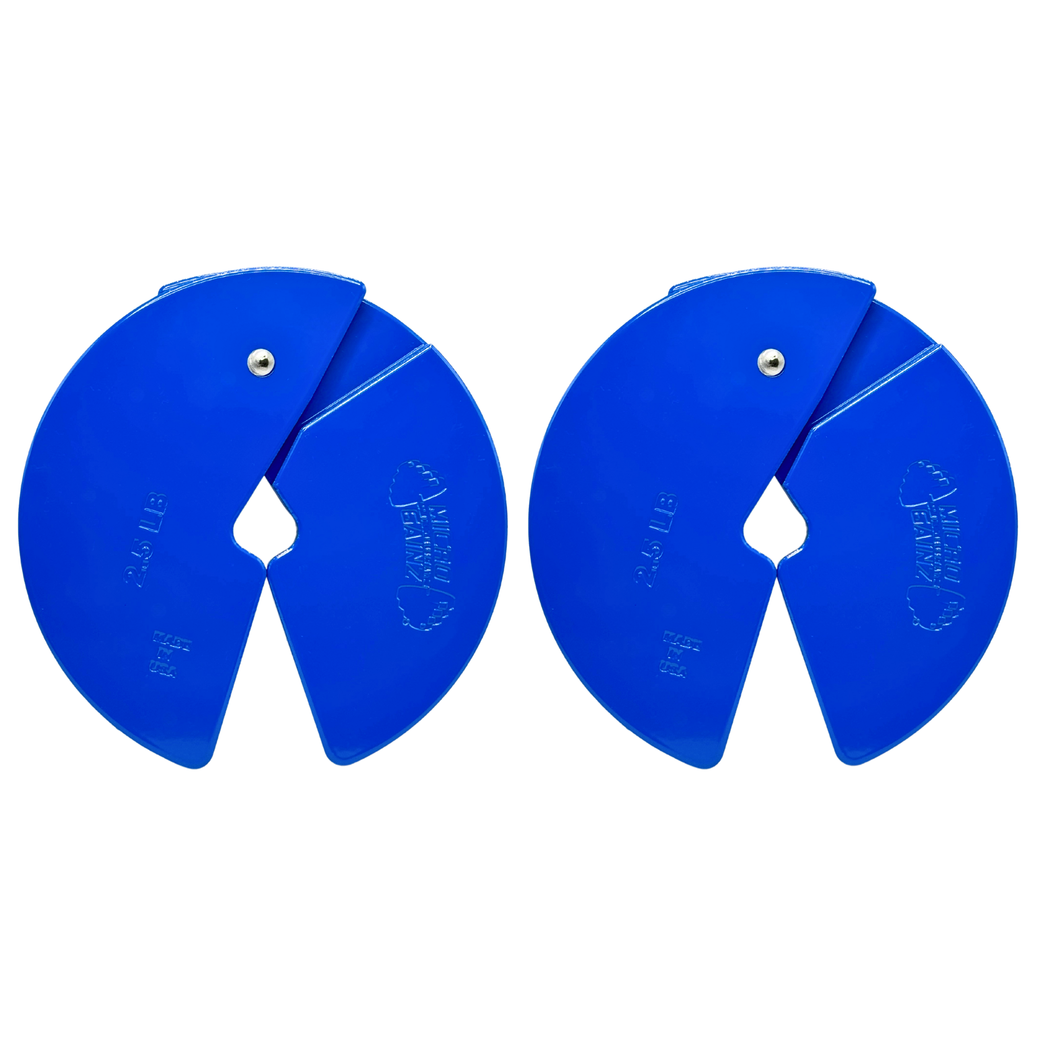 Micro Gainz Blue 2.5LB Dumbbell Fractional Weight Plates