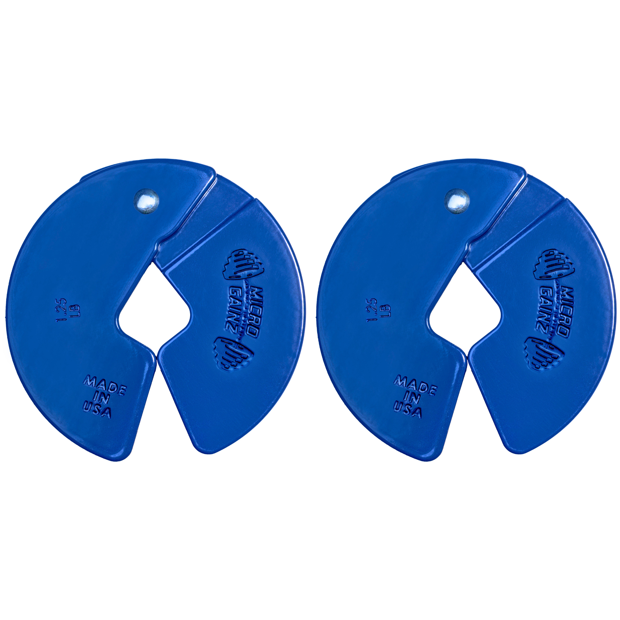 Micro Gainz Blue 1.25LB Dumbbell Fractional Weight Plates