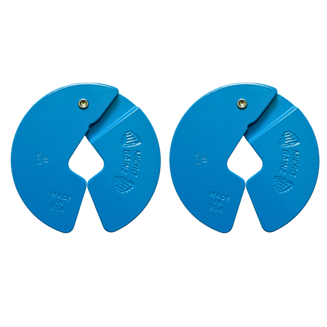 Micro Gainz Powder Blue 1.25LB Dumbbell Fractional Weight Plates