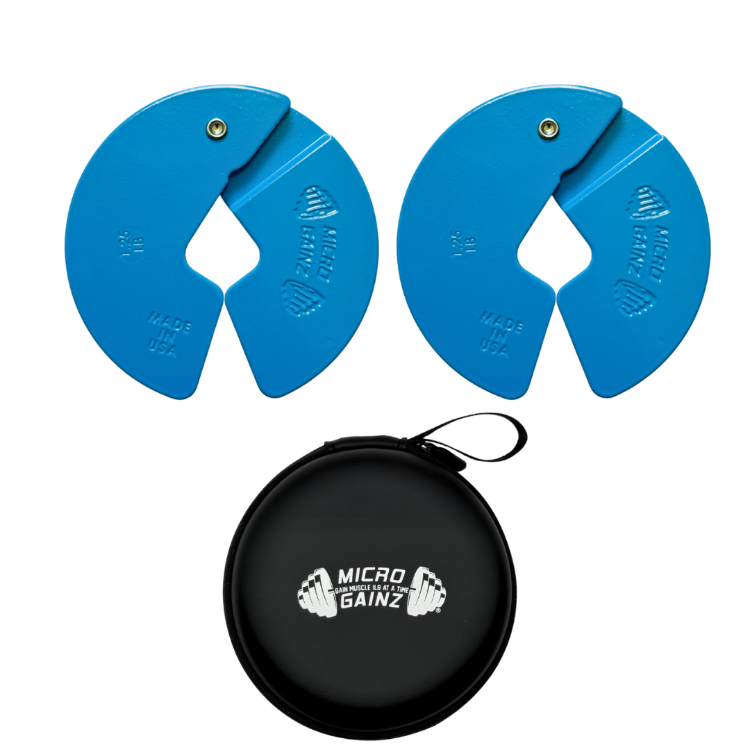 Micro Gainz Powder Blue 1.25LB Dumbbell Fractional Weight Plates