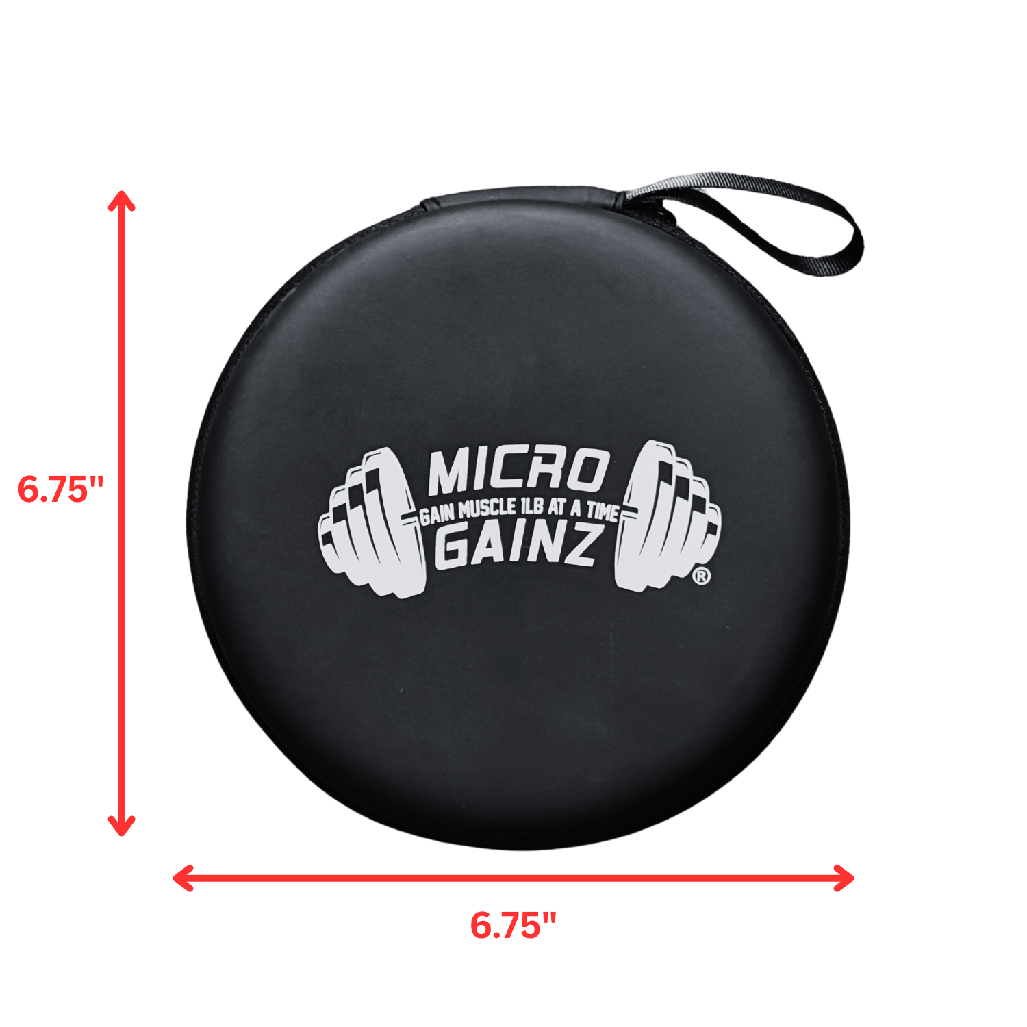 Micro Gainz Hard Shell Case for 3.75LB Dumbbell Plates
