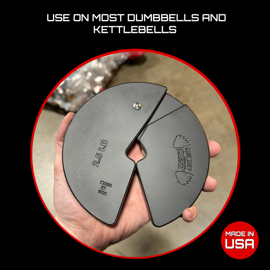 Micro Gainz 2.5LB Dumbbell Fractional Weight Plate