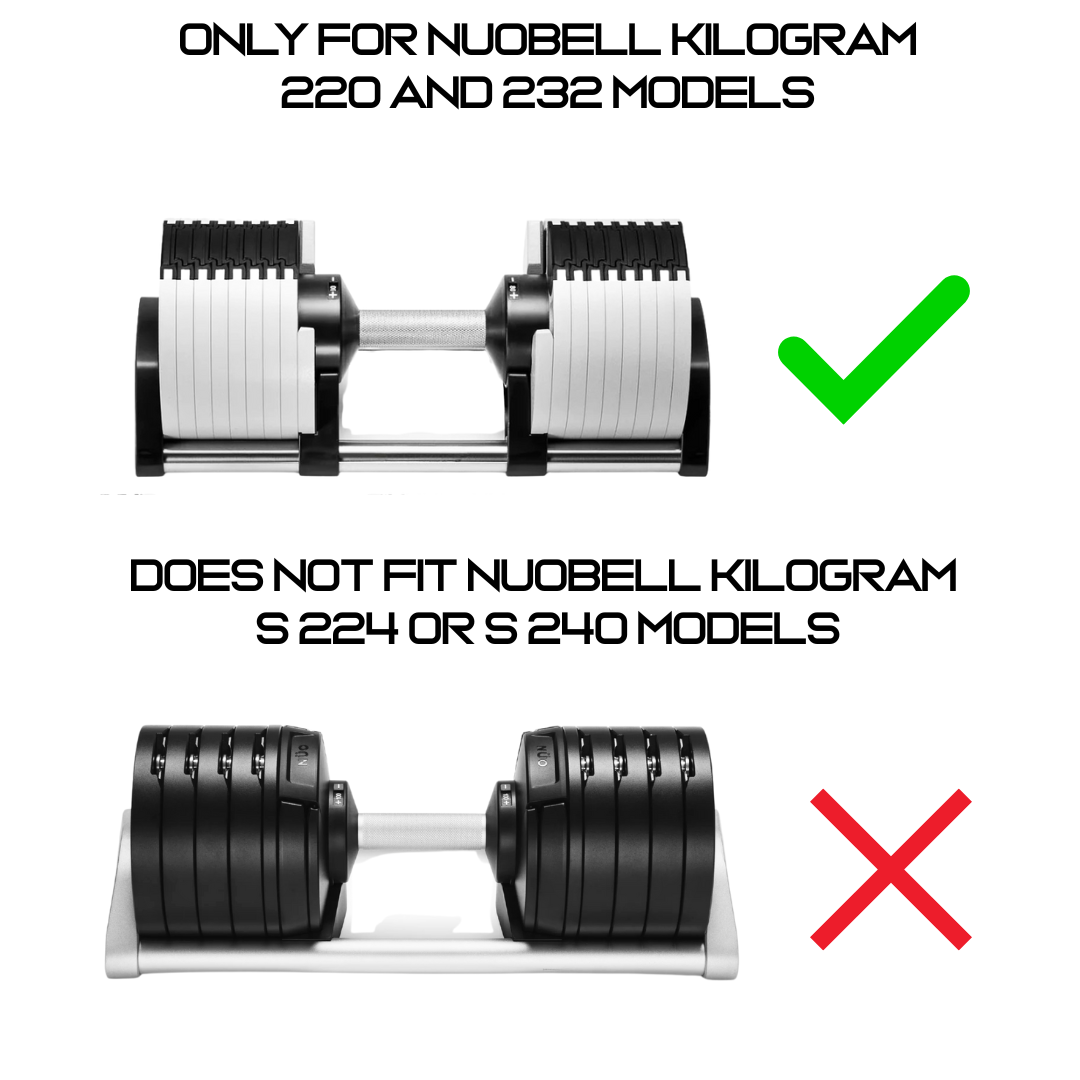 Micro Gainz .50KG Magnetic Weight Attachment for Nuobell Kilogram Adjustable Dumbbells