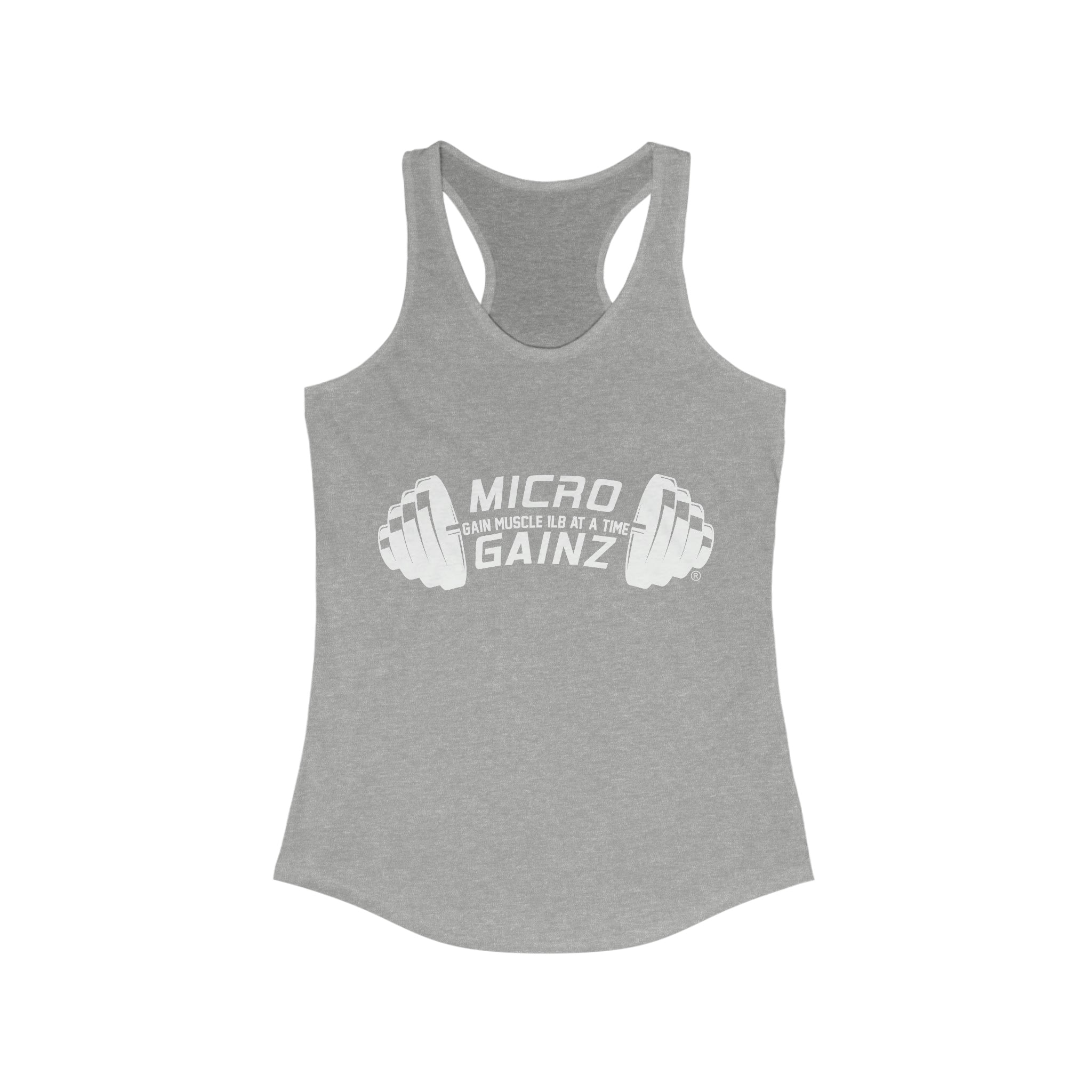 Micro Gainz Logo Women's Racerback Tank