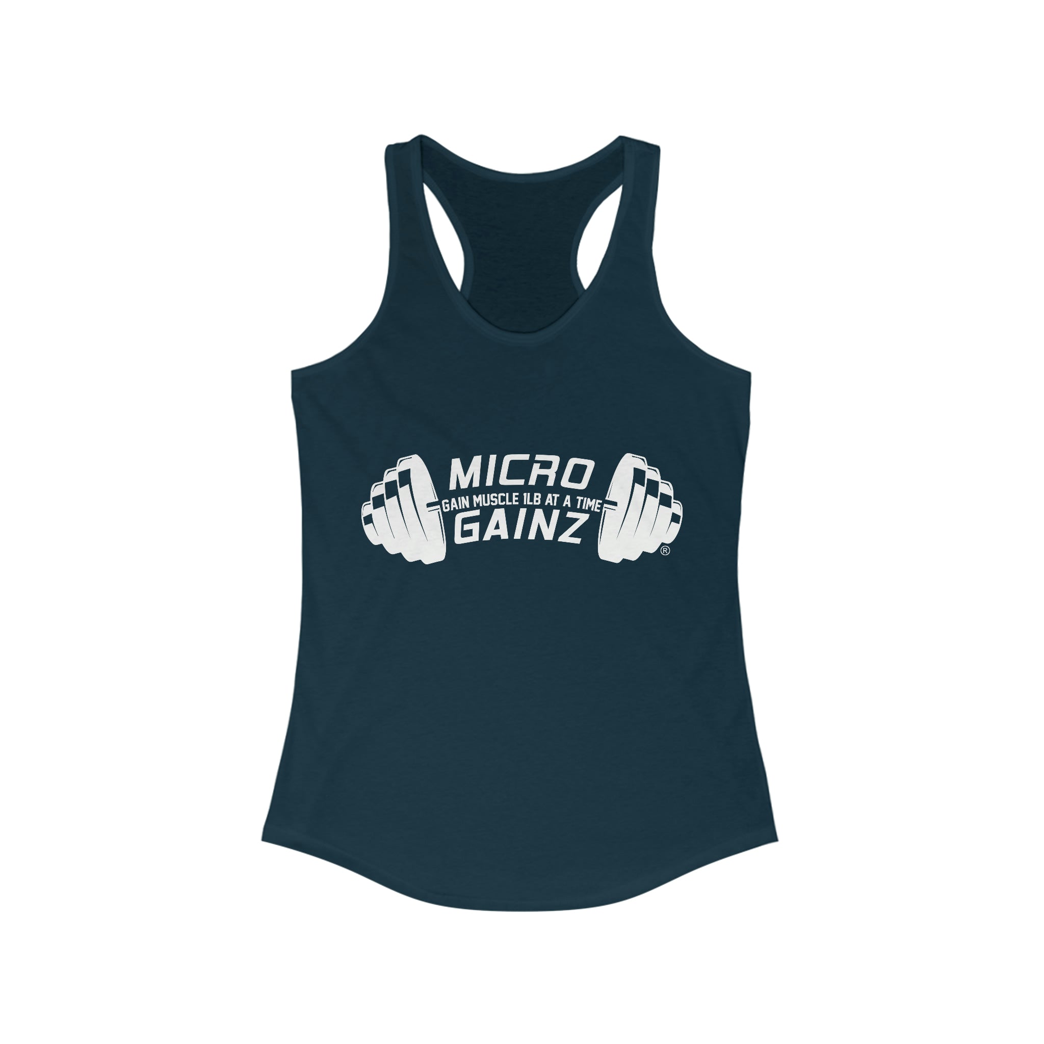 Micro Gainz Logo Women's Racerback Tank