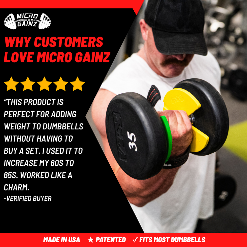 Micro Club Weight Micro Gainz 2.5LB Dumbbell Fractional Weight Plate