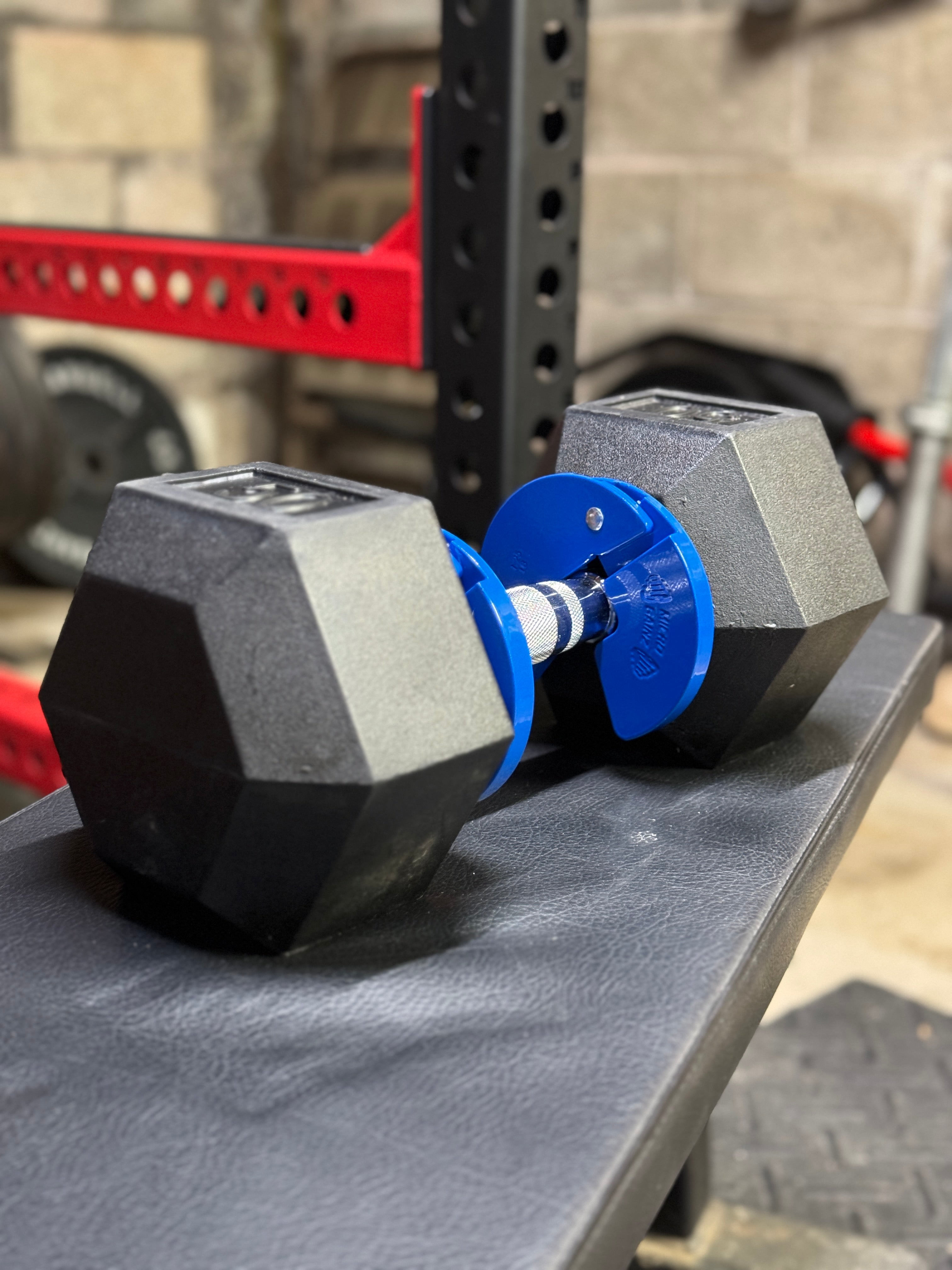 Micro Gainz Blue 1.25LB Dumbbell Fractional Weight Plates