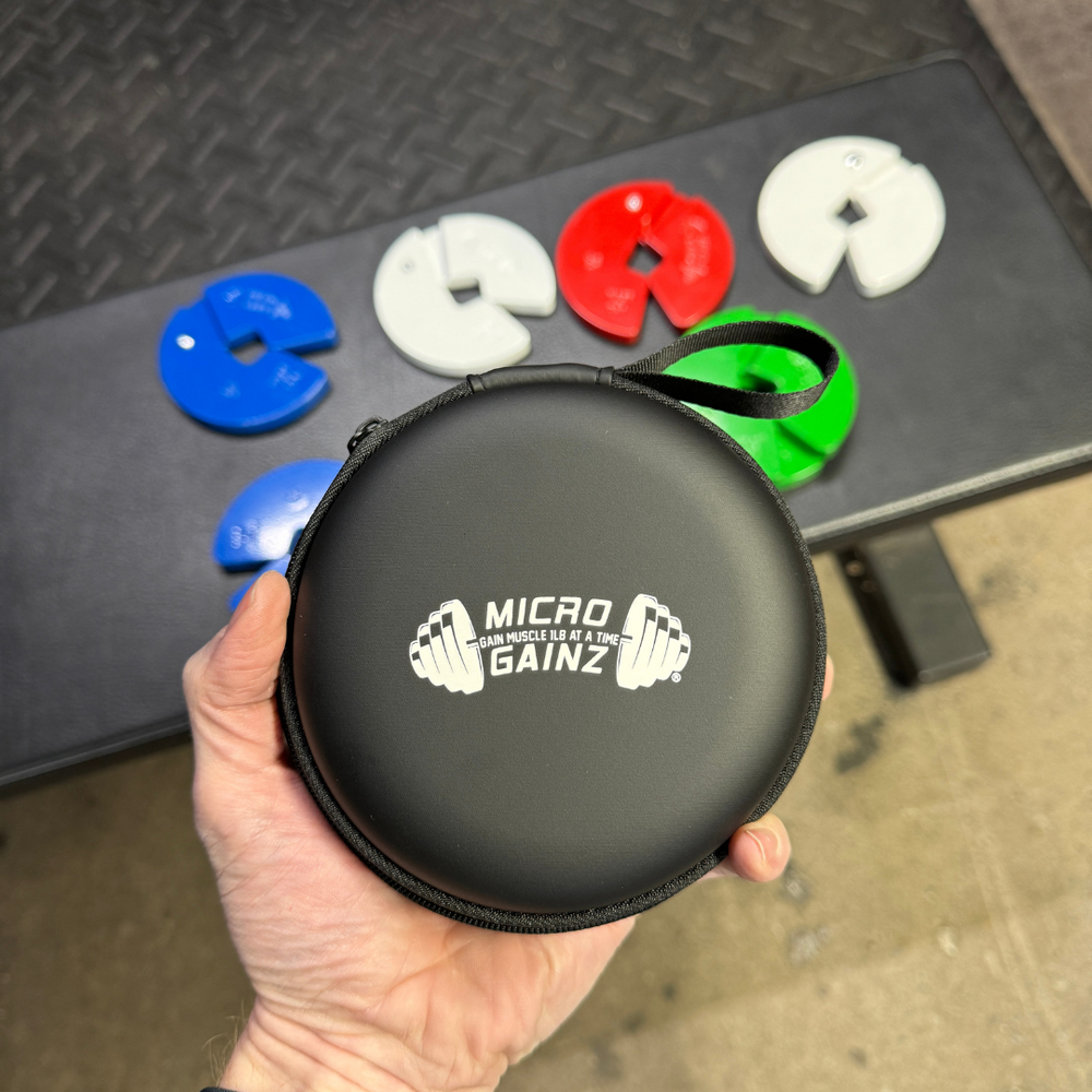 Micro Gain One Micro Gainz Hard Shell Case for 1LB & 1.25LB Dumbbell Plates