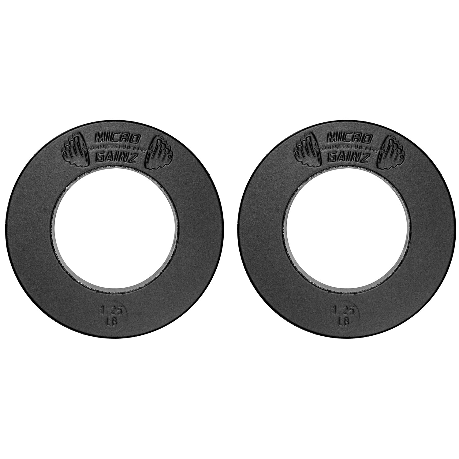 Micro Gainz Olympic Size Fractional Weight Plates Pair of 1.25LB Plates