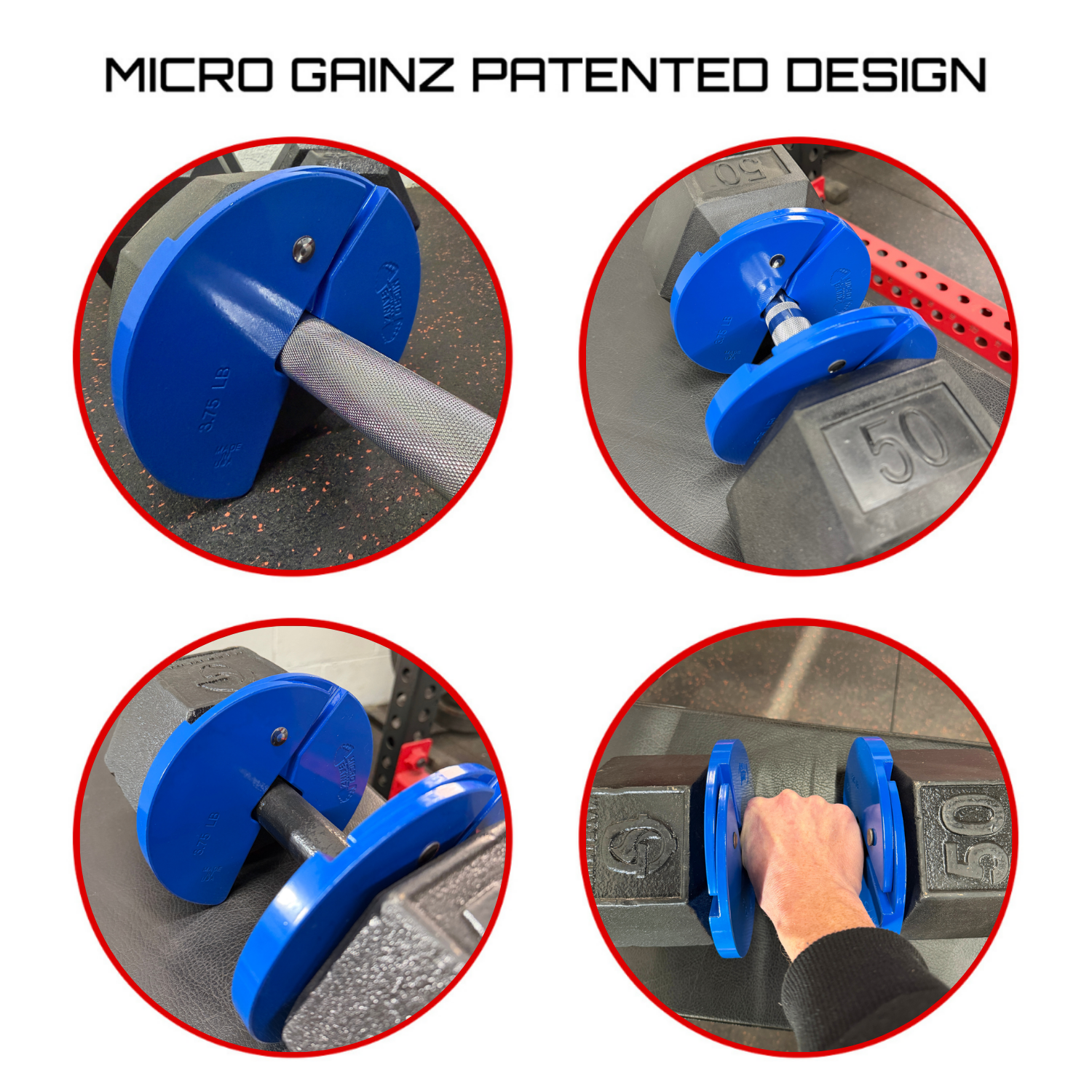 Micro Gainz 3.75LB Dumbbell Fractional Weight Plate