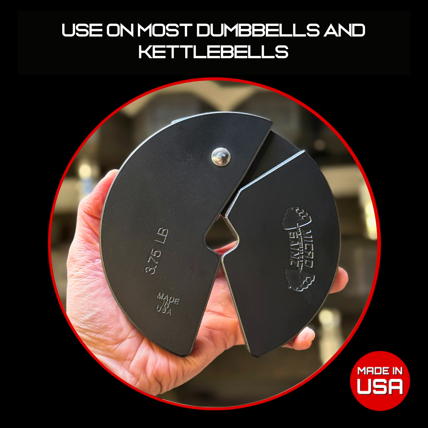 Micro Gainz 3.75LB Dumbbell Fractional Weight Plate