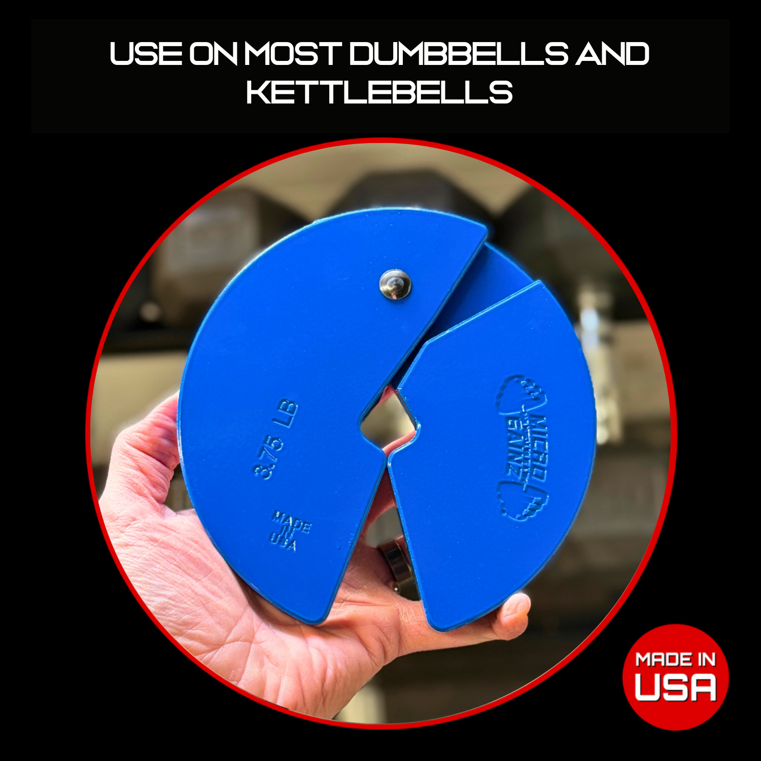 Micro Gainz 3.75LB Dumbbell Fractional Weight Plate
