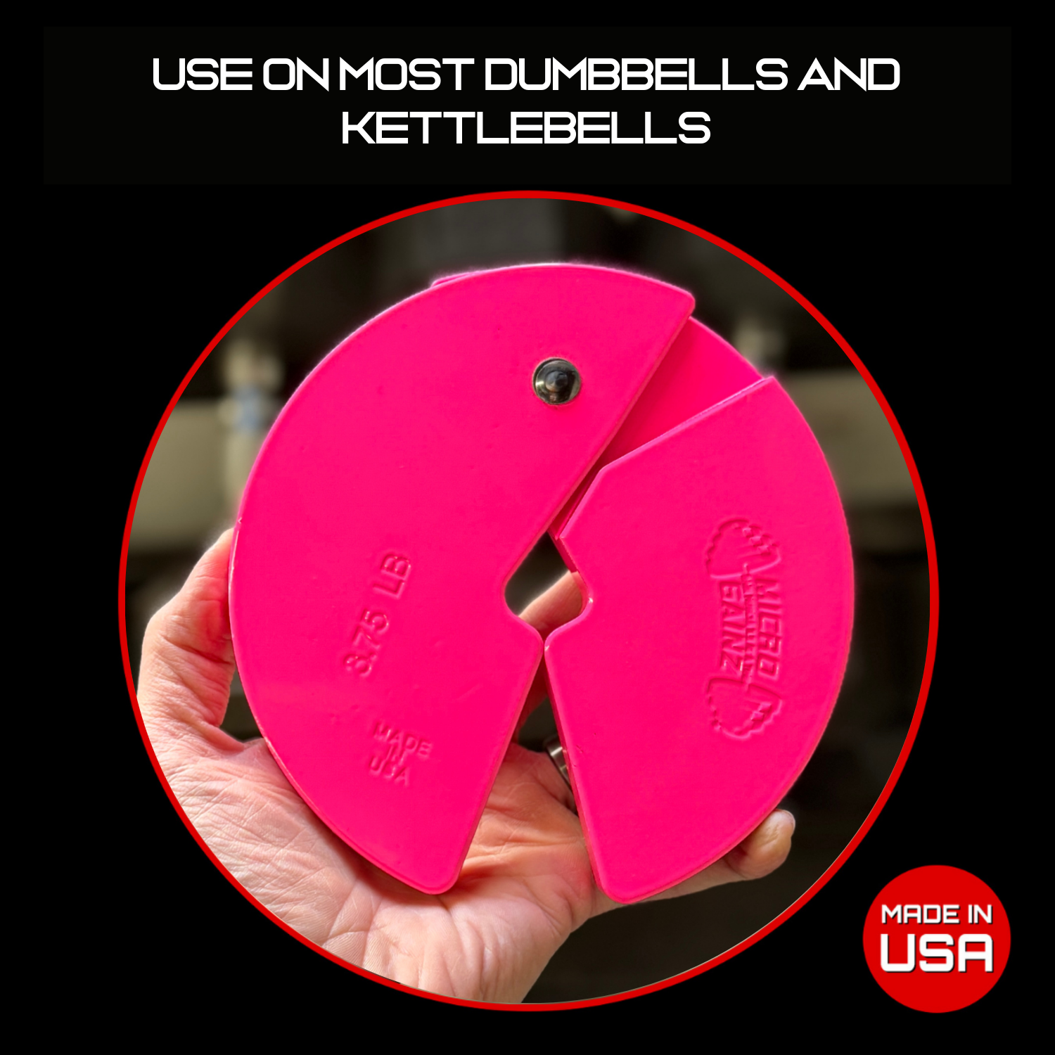 Micro Gainz 3.75LB Dumbbell Fractional Weight Plate