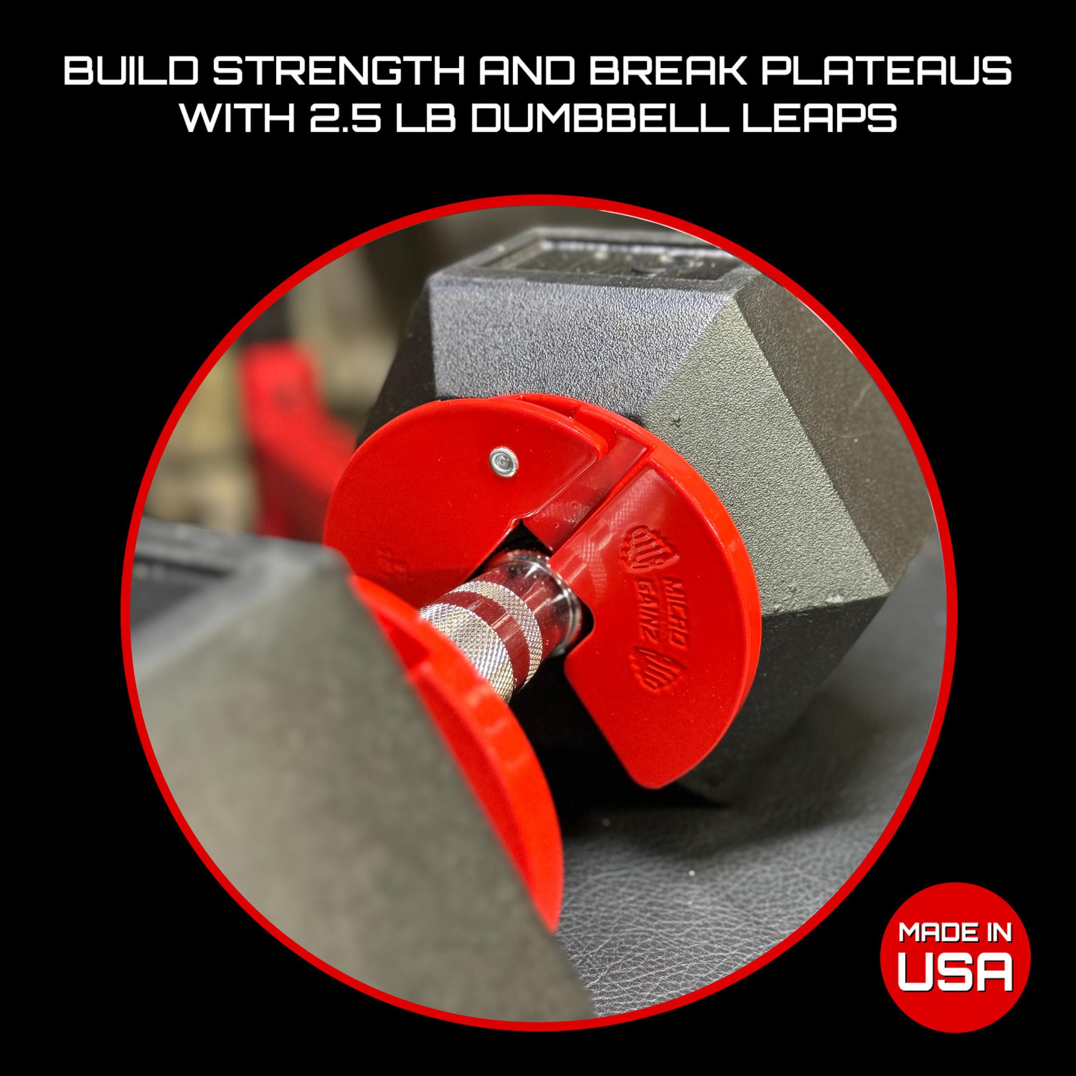 Micro Gainz 1.25LB Dumbbell Fractional Weight Plate