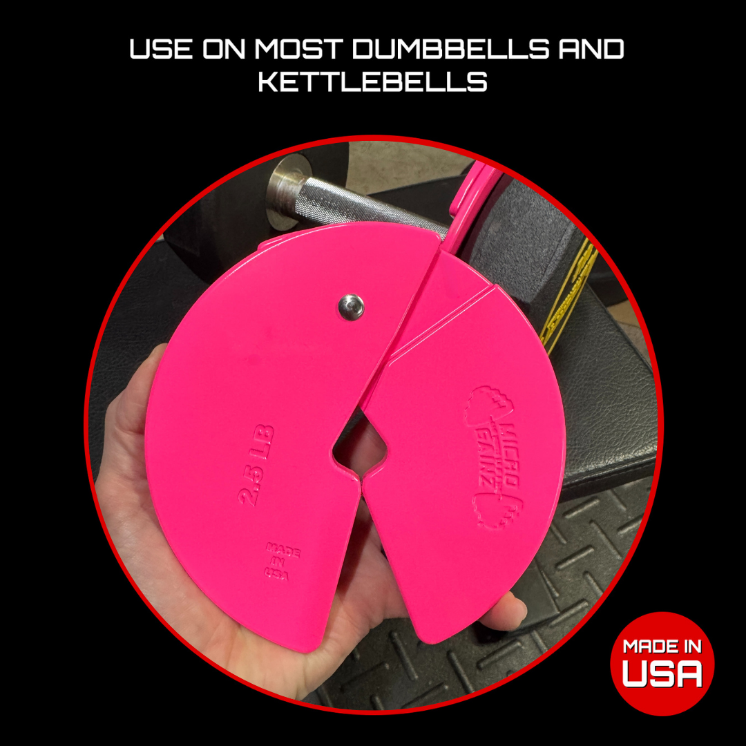 Micro Gainz 2.5LB Dumbbell Fractional Weight Plate