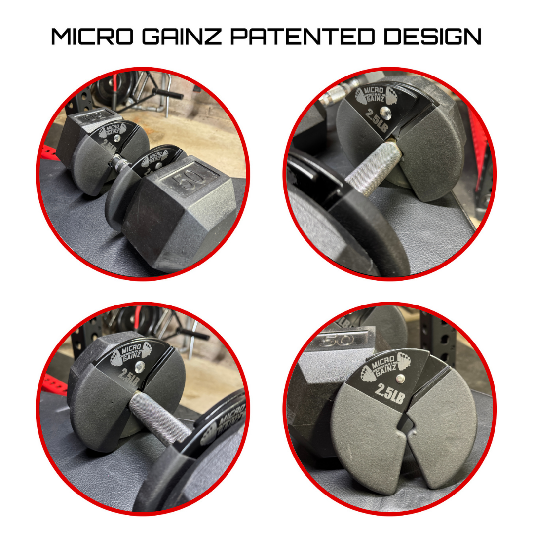 Micro Gainz 2.5LB Dumbbell Fractional Weight Plate