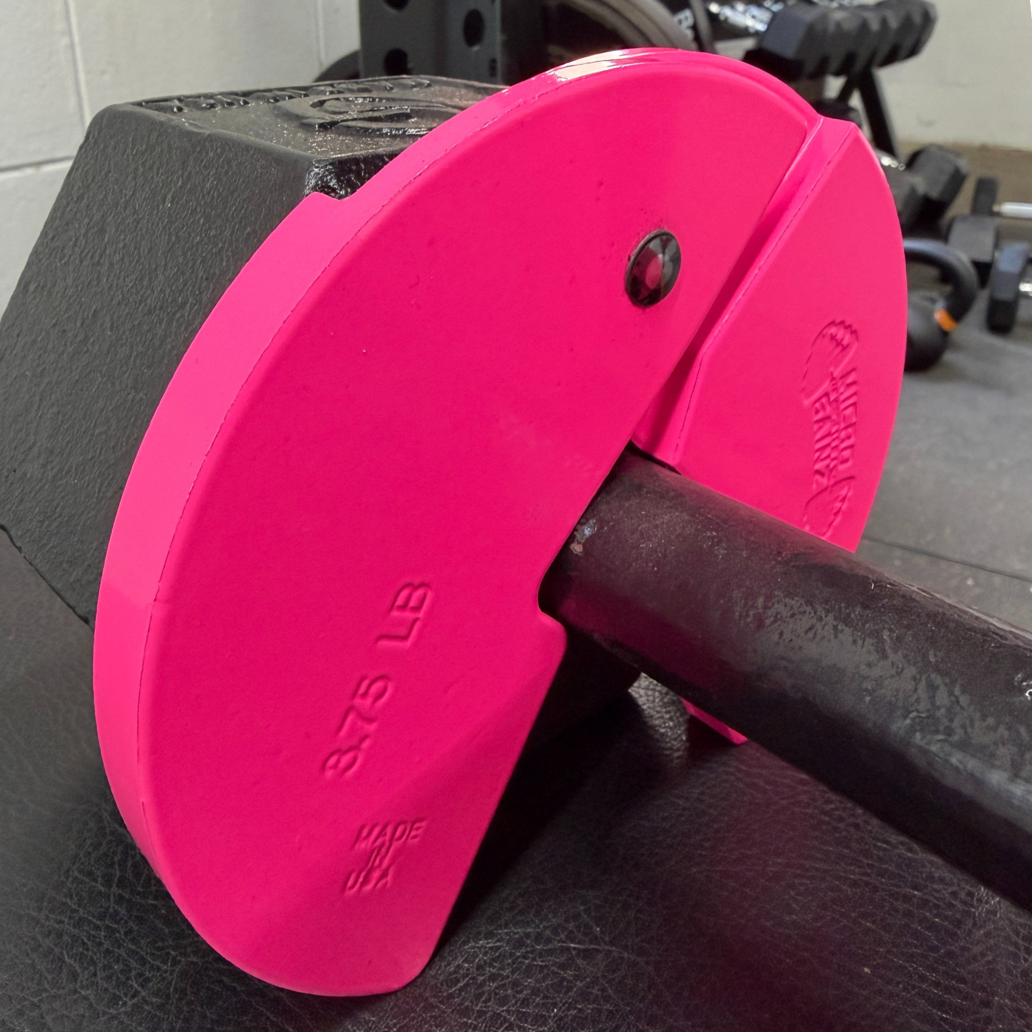 Micro Gainz Pink 3.75LB Dumbbell Fractional Weight Plates