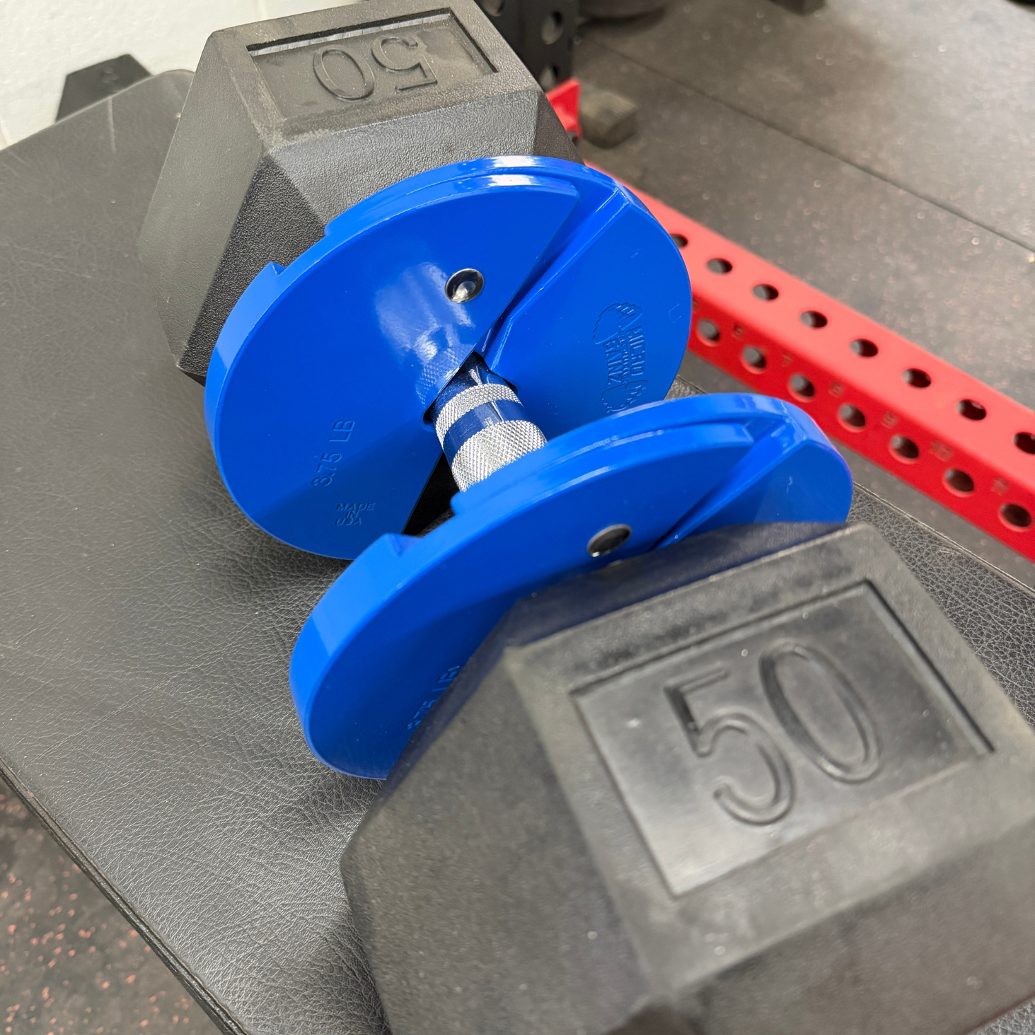 Micro Gainz Blue 3.75LB Dumbbell Fractional Weight Plates