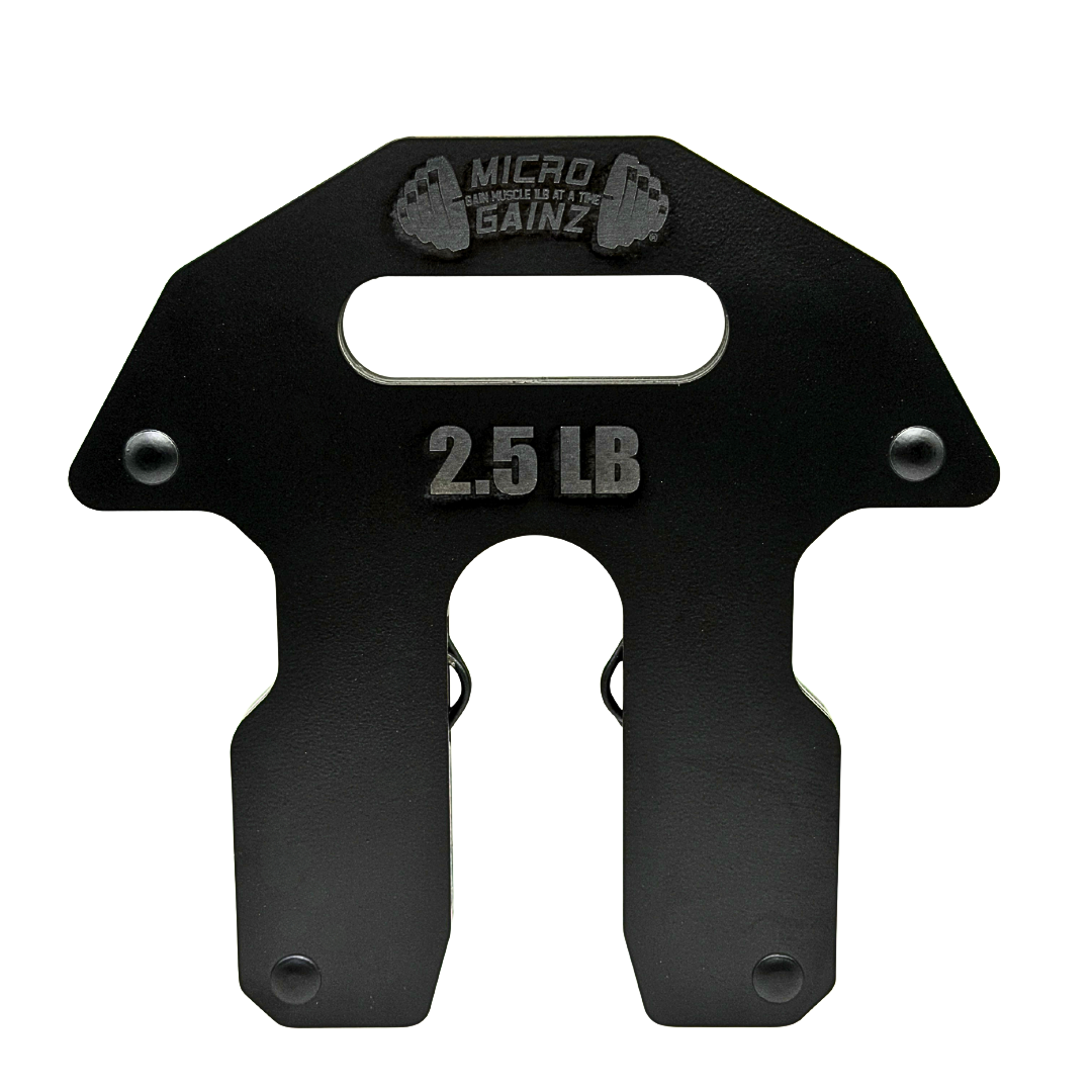 Micro Gainz 2.5LB Add-On Weight Plate for Rep x Pepin Adjustable Dumbbells 4 Plate Set