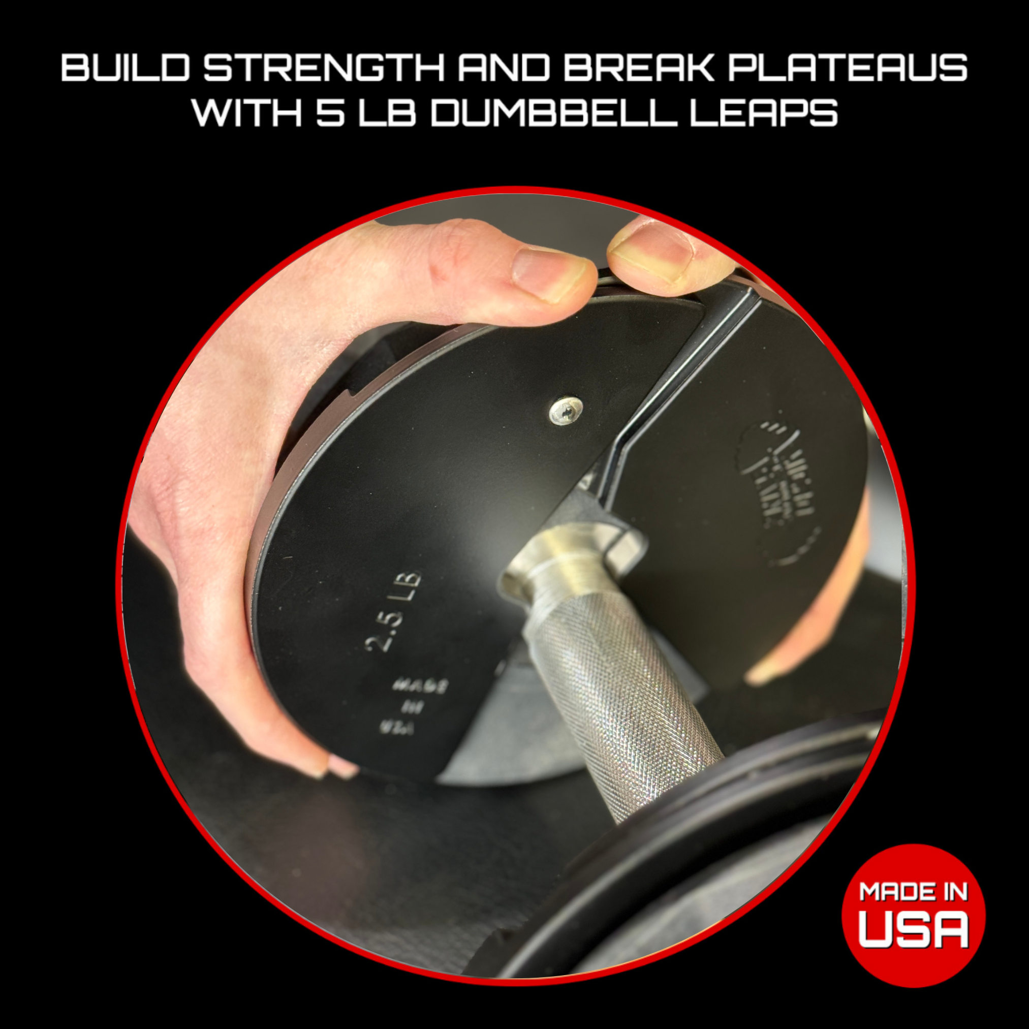 Micro Gainz 2.5LB Dumbbell Fractional Weight Plate
