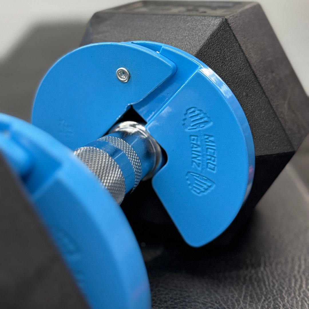Micro Gainz Powder Blue 1.25LB Dumbbell Fractional Weight Plates