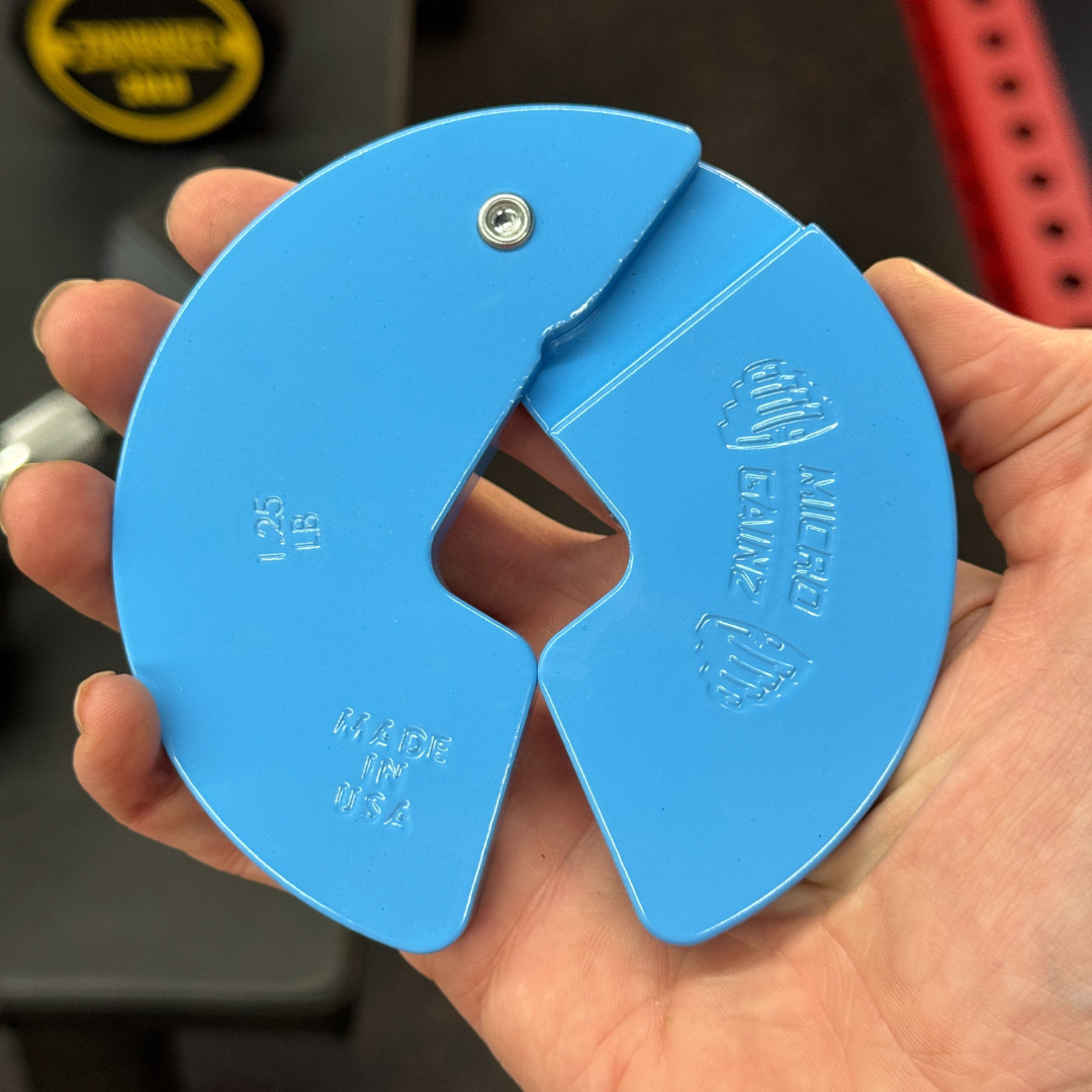 Micro Gainz Powder Blue 1.25LB Dumbbell Fractional Weight Plates