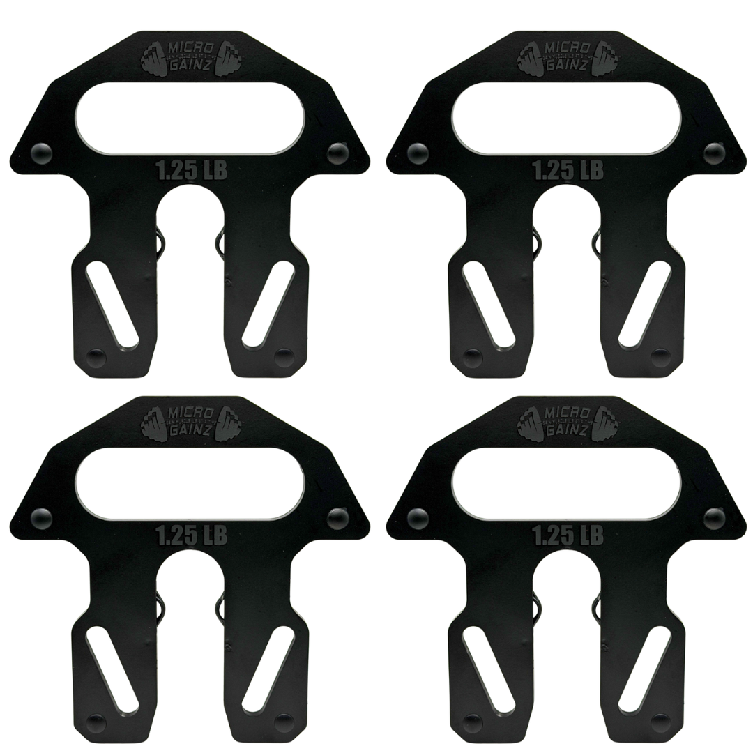Micro Gainz 1.25LB Add-On Weight Plate for Rep x Pepin Adjustable Dumbbells 4 Plate Set (PRE-ORDER)